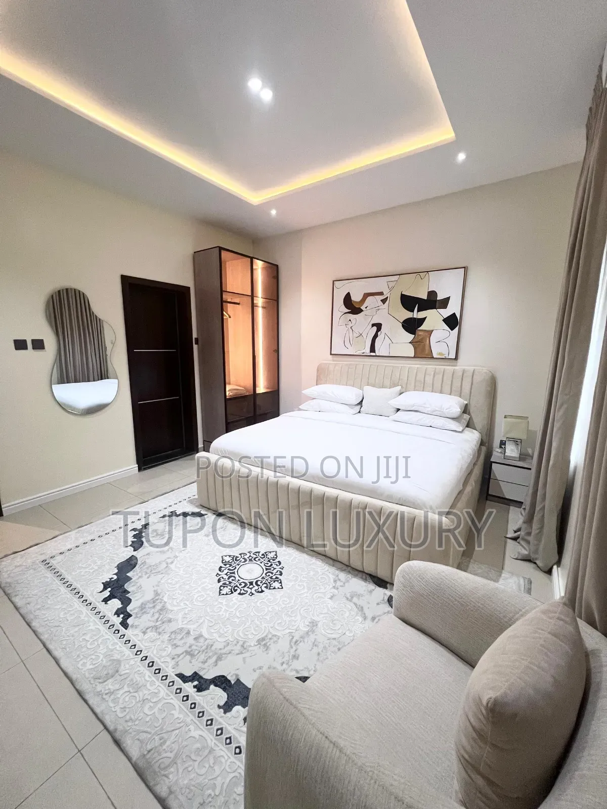 Luxury 2 Bedroom Apartment With Ps5 ,Smart Lock and Equipped Kitchen in Ogba GRA