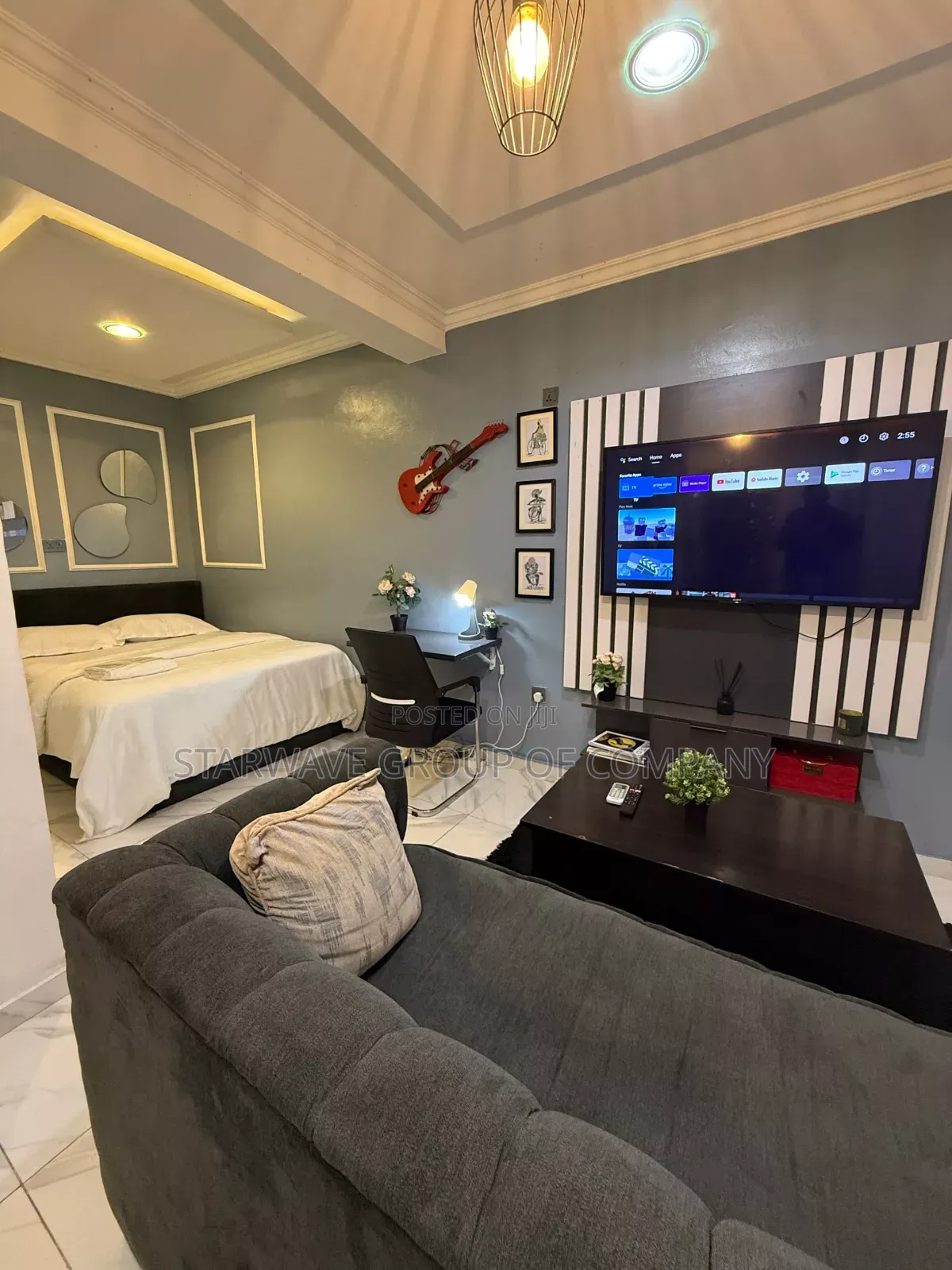 Studio Apartment With Balcony at Ikate Lekki in Ikate