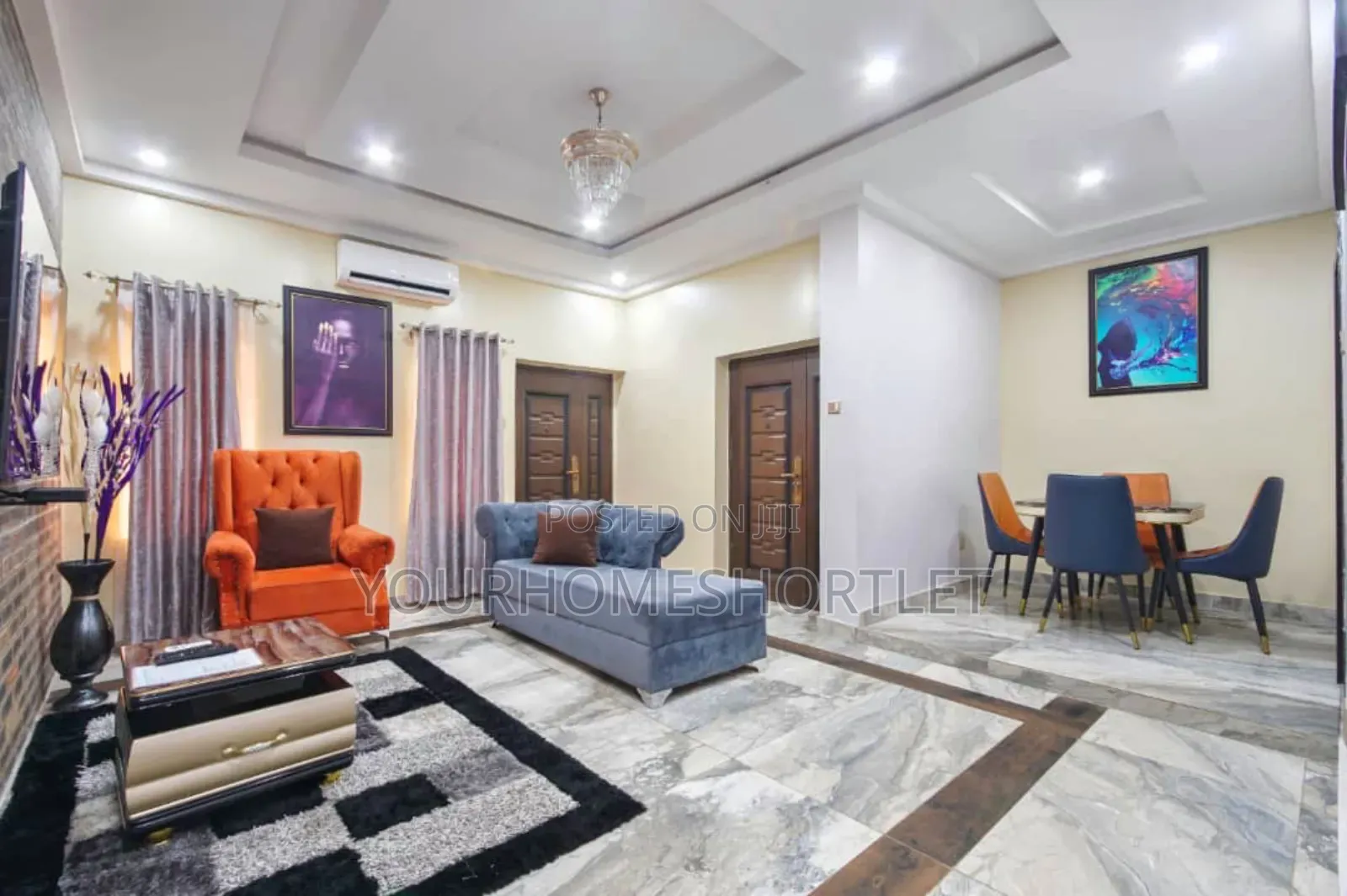 Tasteful Two Bedrooms Apartment With Table Tennis in Oregun