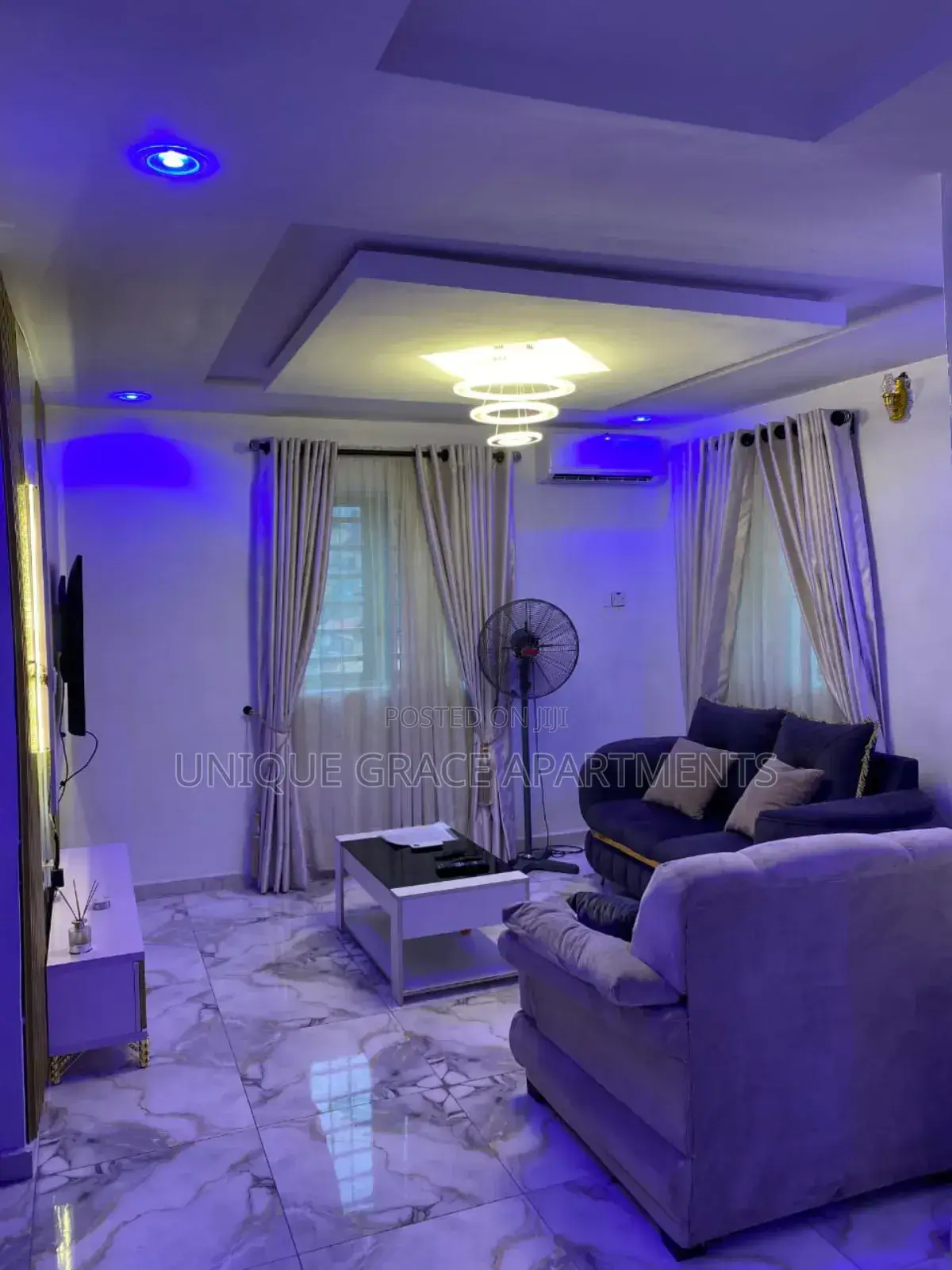 Unique Grace Lovely One Bedroom , 247light, Wi-Fi in Ifako-Ogba