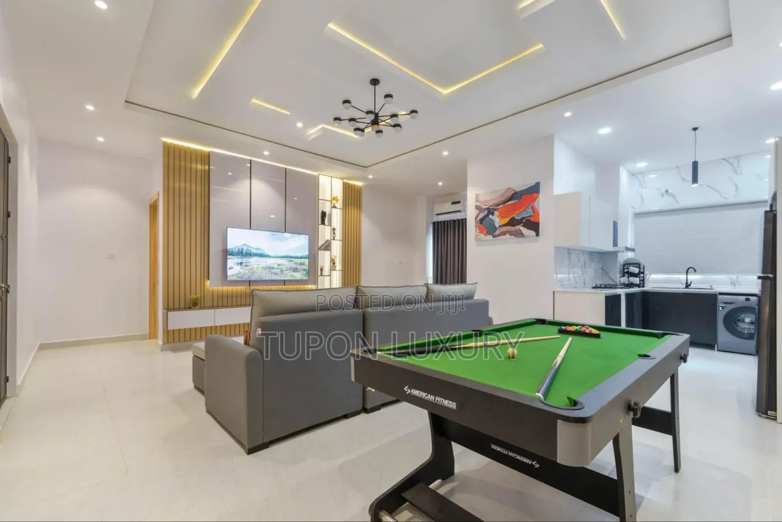Luxury 1bedroom Apartment With Snooker, Rooftop Pool Gym in Lekki Phase 1