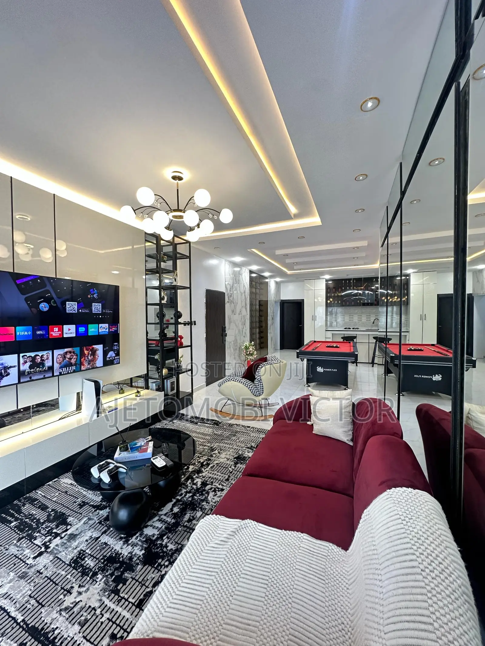 Aesthetically Pleasing 2bedroom With a Private Cinema in Ikate