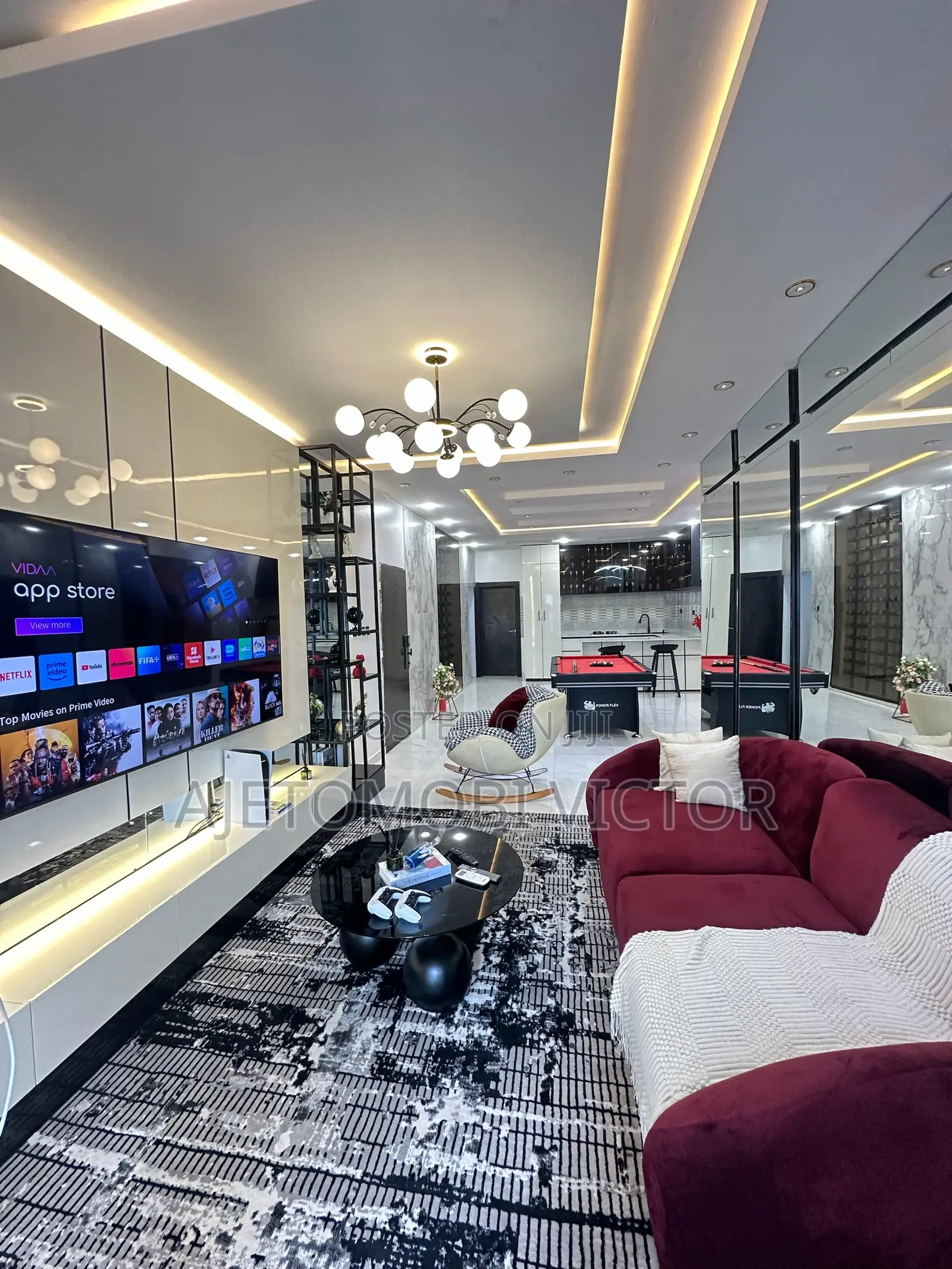 Aesthetically Pleasing 2bedroom With a Private Cinema in Ikate