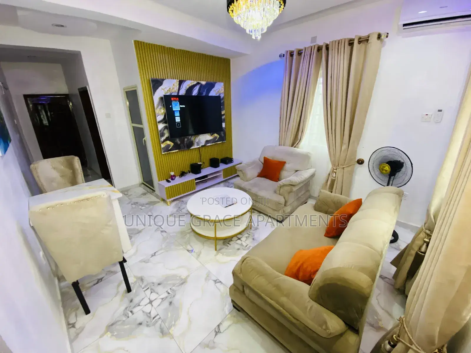 Unique Grace 1bedroom, 247light,Uninterrupted Wi-Fi in Ogba
