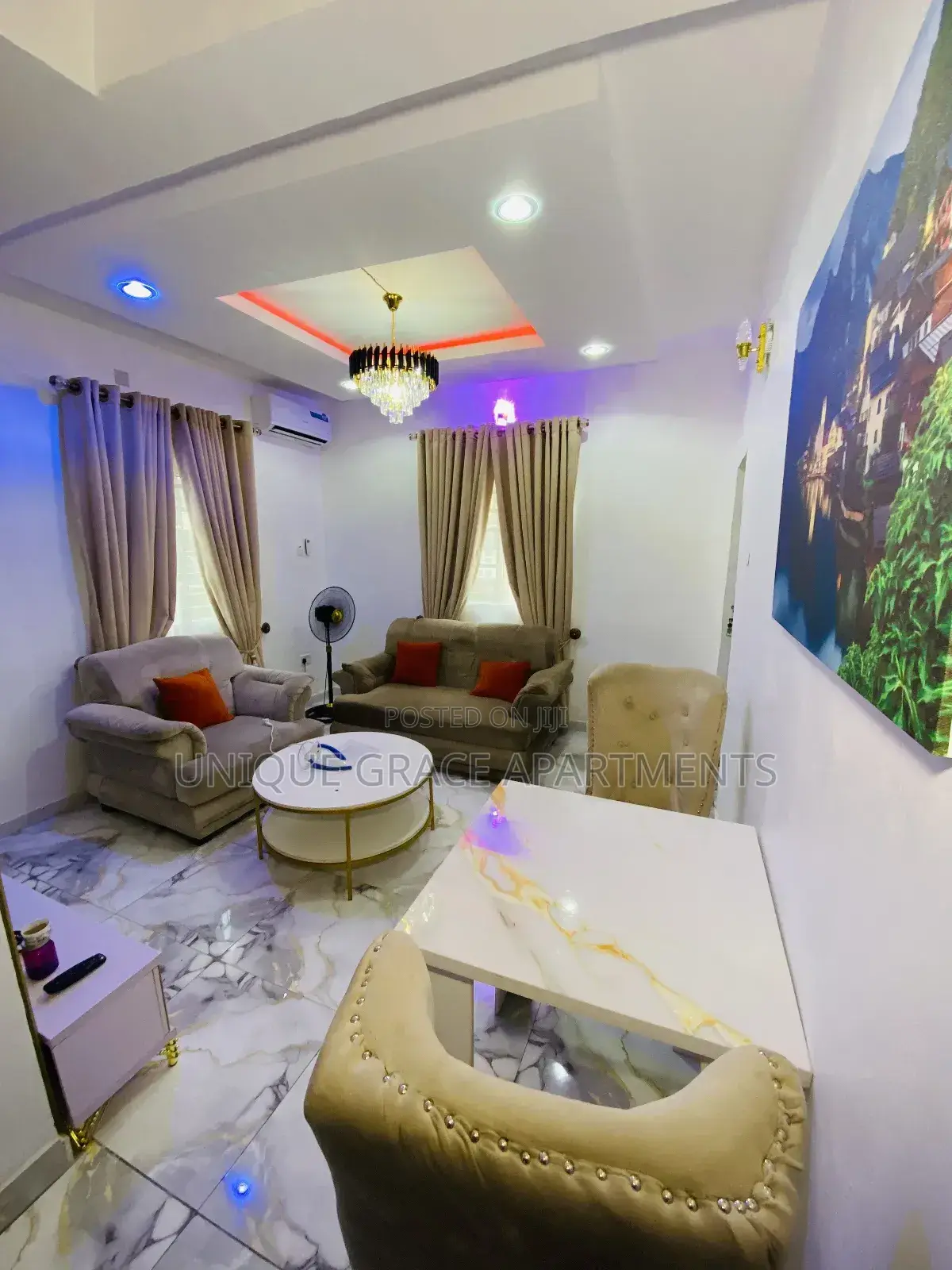 Unique Grace 1bedroom, 247light,Uninterrupted Wi-Fi in Ogba