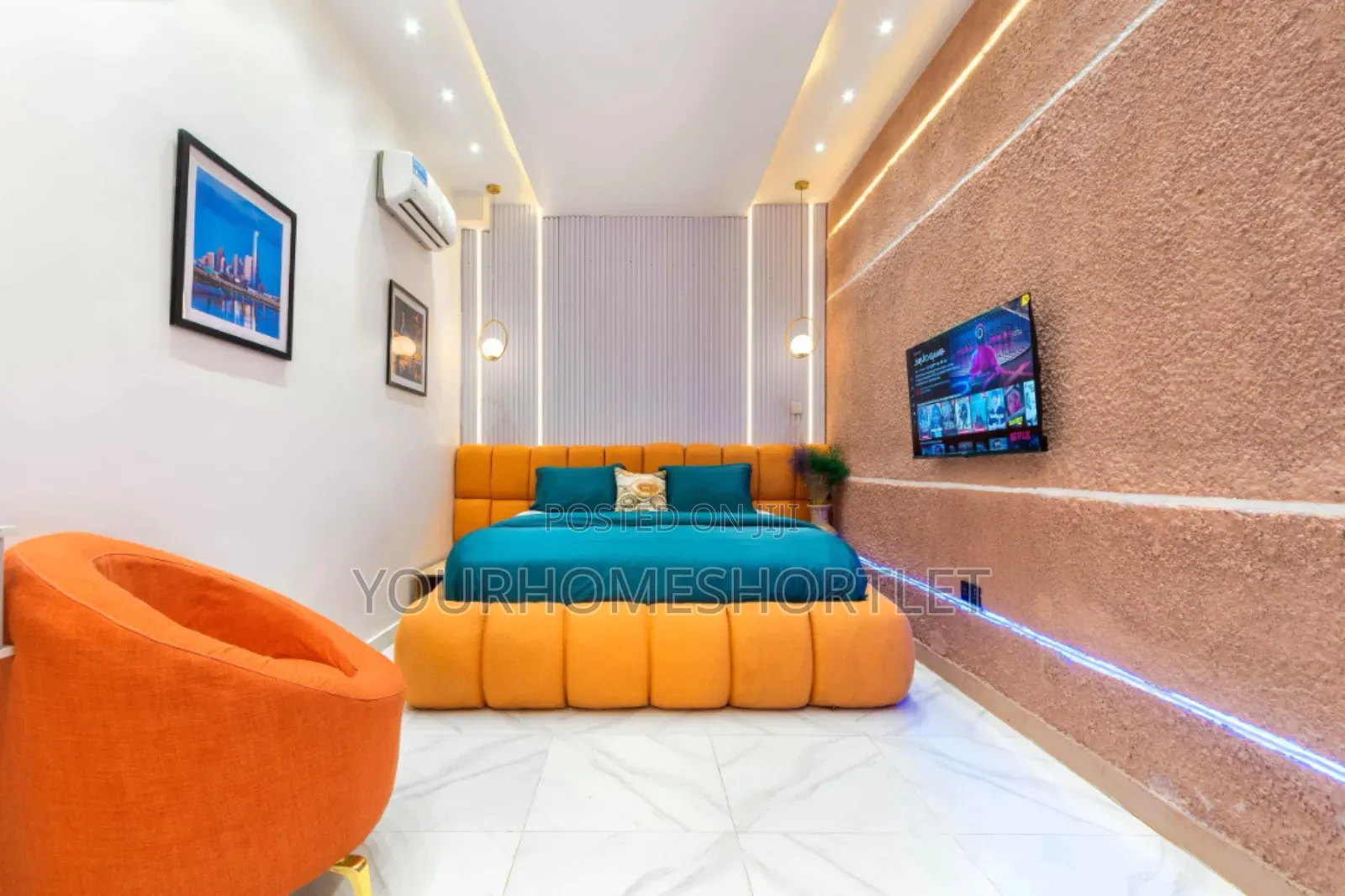 Luxury 2 and 1 Bedroom With Swimming Pool, Ps5, and Private Lounge in Ikate