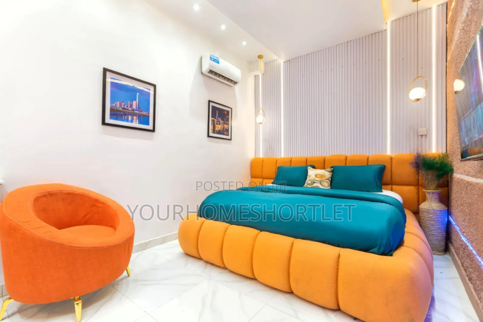 Luxury 2 and 1 Bedroom With Swimming Pool, Ps5, and Private Lounge in Ikate