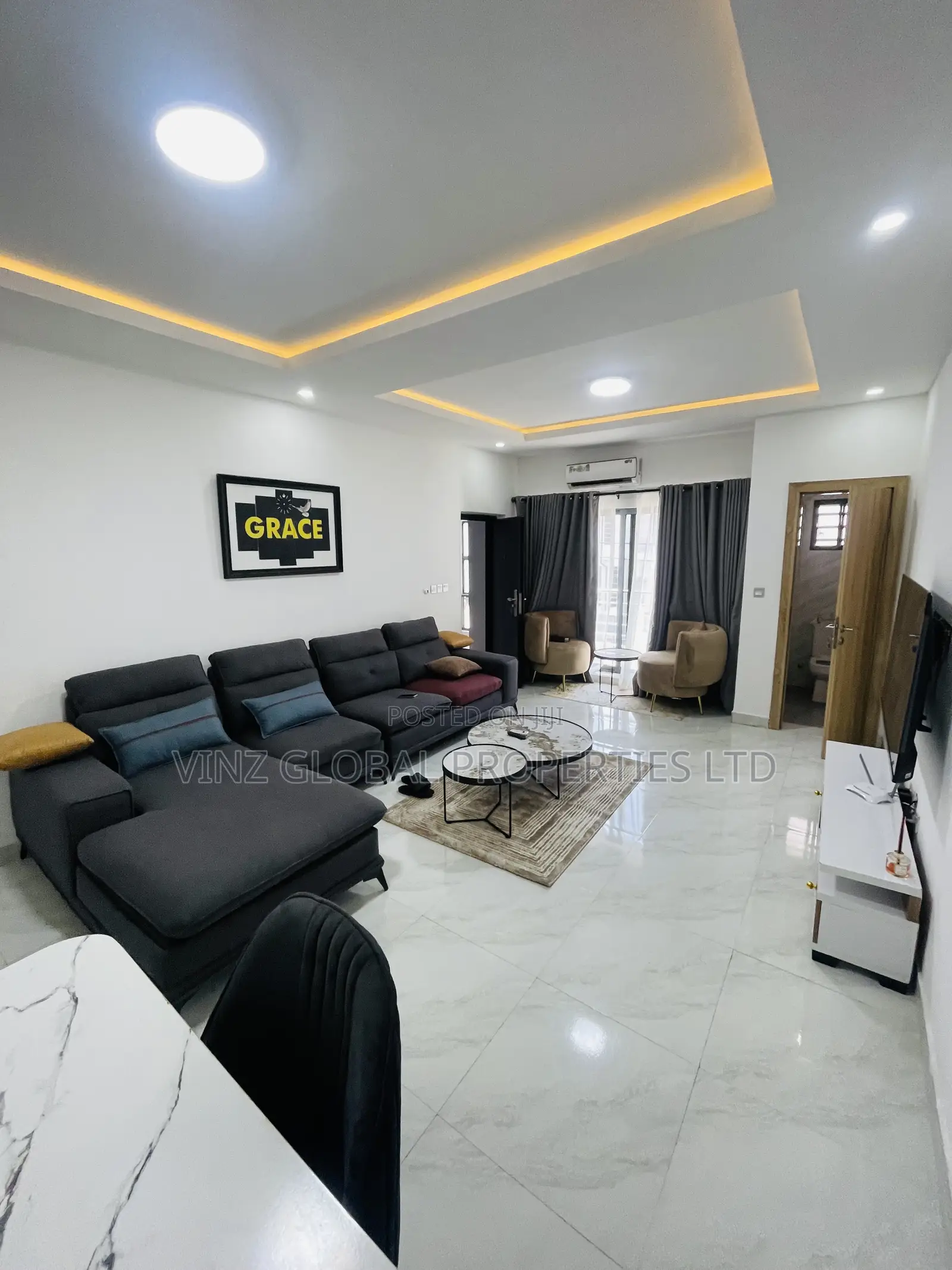 Brand-New 2 Bedroom Apartment With 24/7 Power , Gym Pool in Lekki