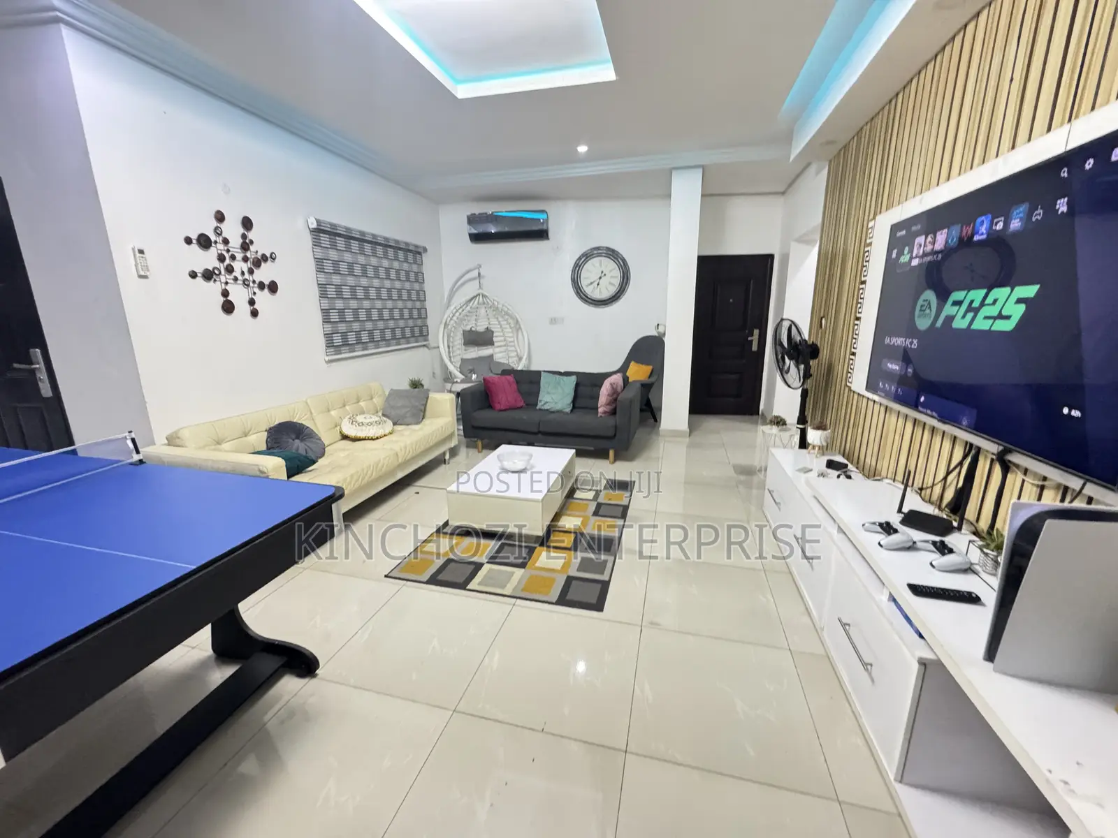 2bedroom Apartment With Ps5 and Snooker Table in Ikota