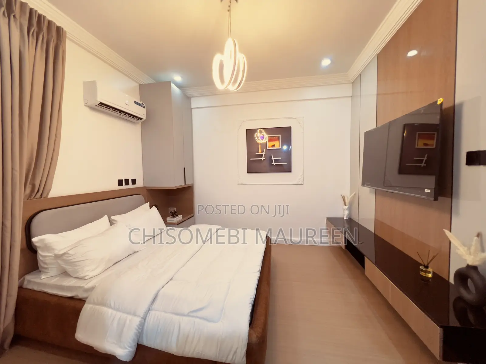 Newly Fully Furnished Studio Apartment – Short Stay in Wuye