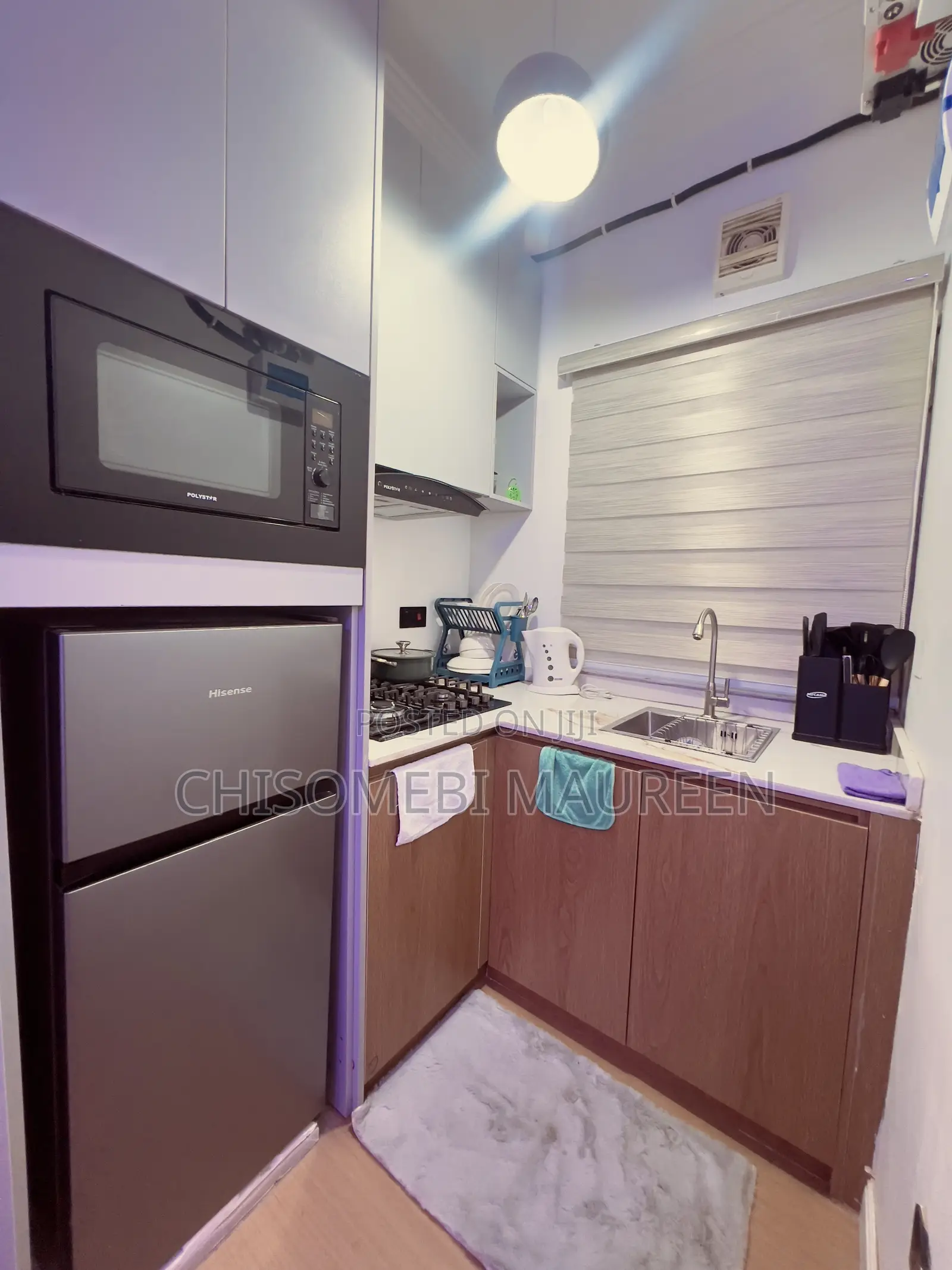Newly Fully Furnished Studio Apartment – Short Stay in Wuye