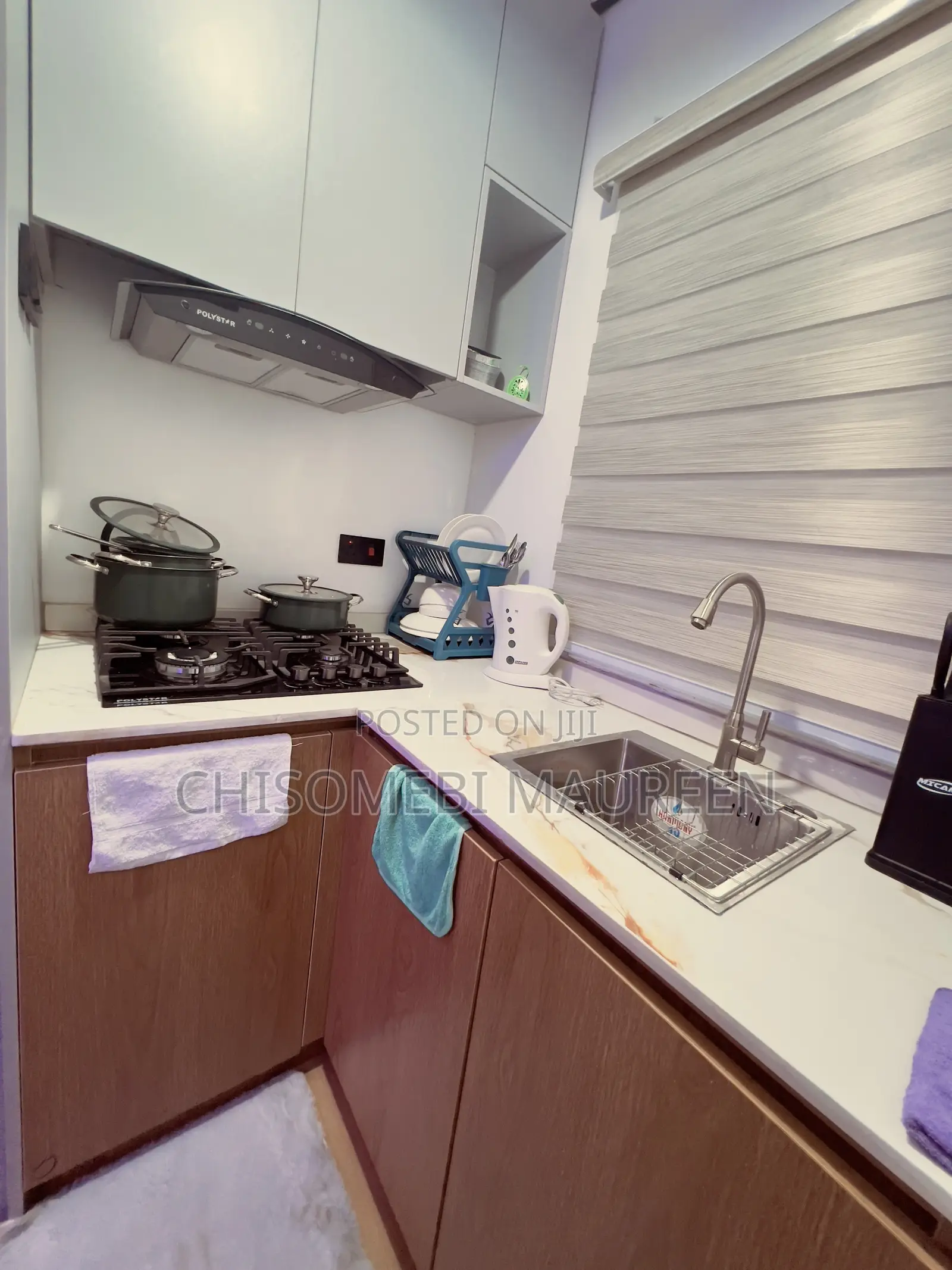 Newly Fully Furnished Studio Apartment – Short Stay in Wuye