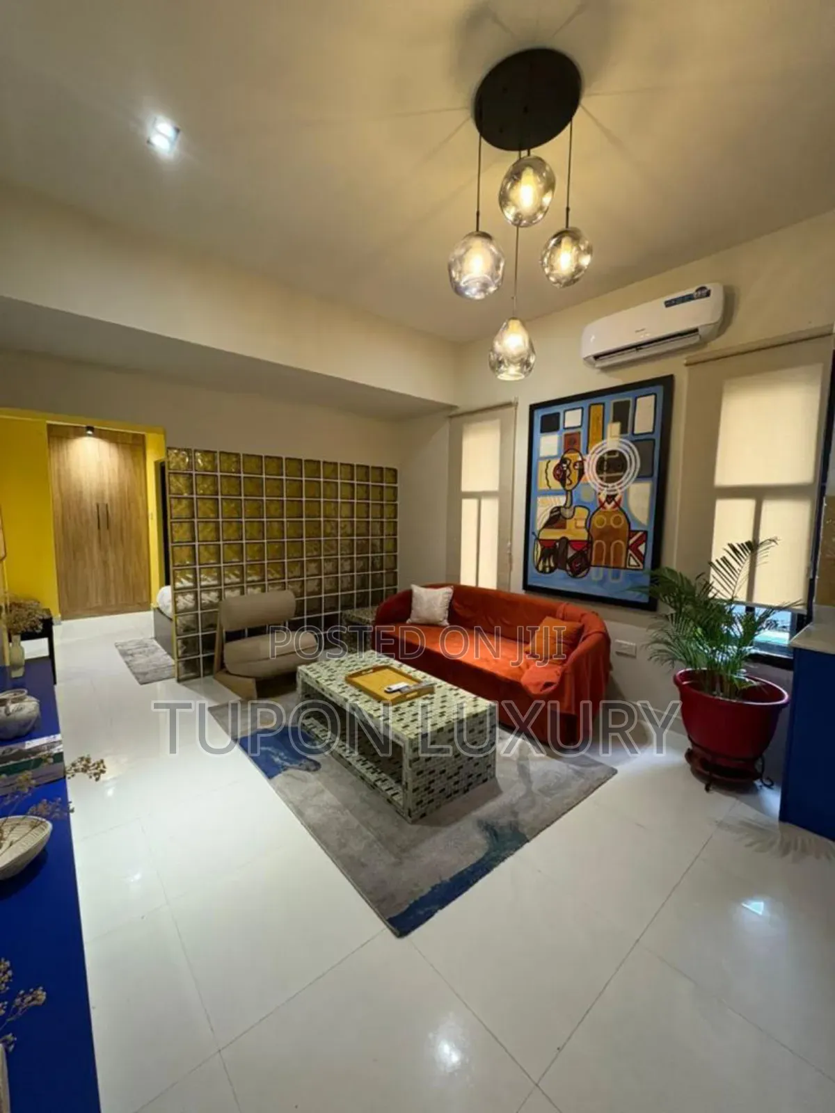 Luxe Studio Apartment With Pool, Gym and Rooftop Sea View in Victoria Island