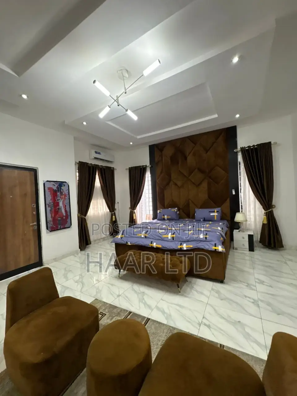 Fully Serviced Master Bedroom Per Month With Private Pool Monthly Rent in Lekki Phase 2
