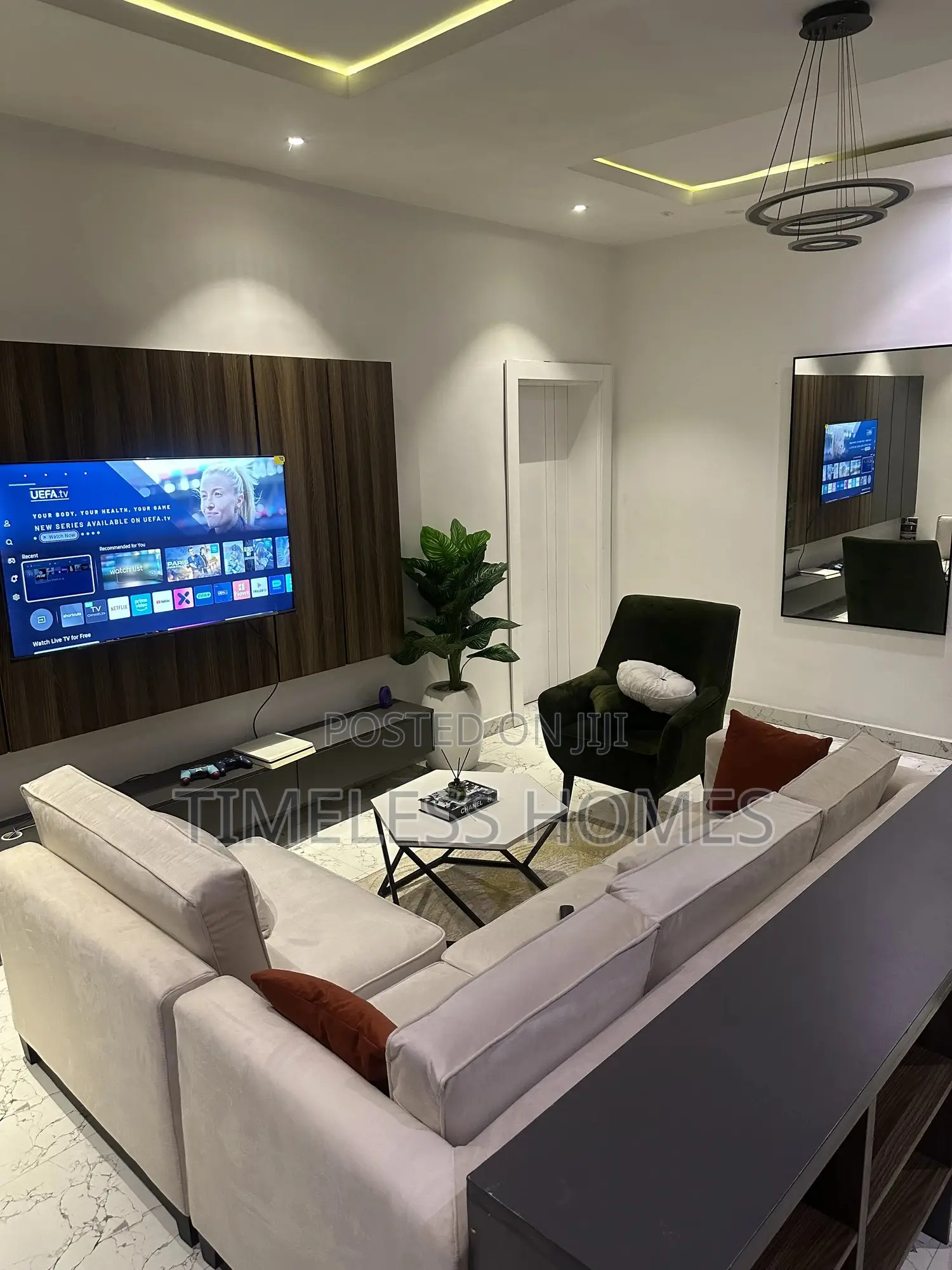 Brand New 1 Bedroom With Ps4, Pool , Gym and 2 Balconies in Ikate