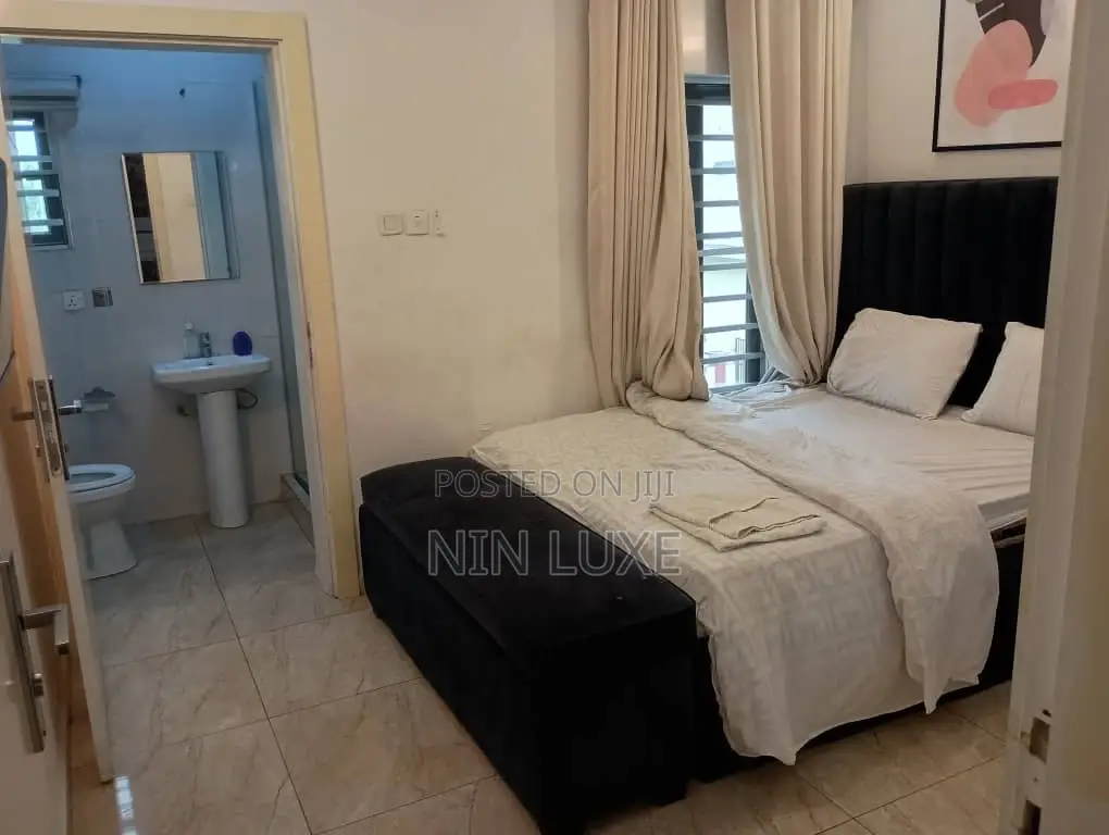A Tastefully Furnished Masters Bedroom in a Shared Apartment in Lekki Phase 2