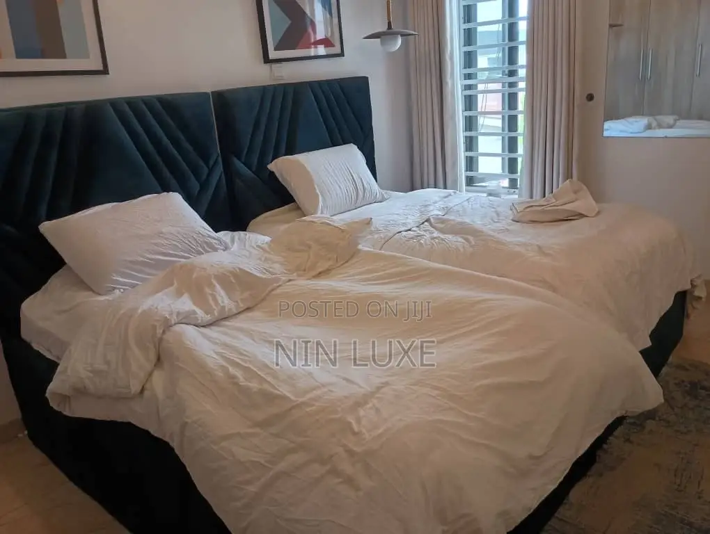 A Tastefully Furnished Masters Bedroom in a Shared Apartment in Lekki Phase 2
