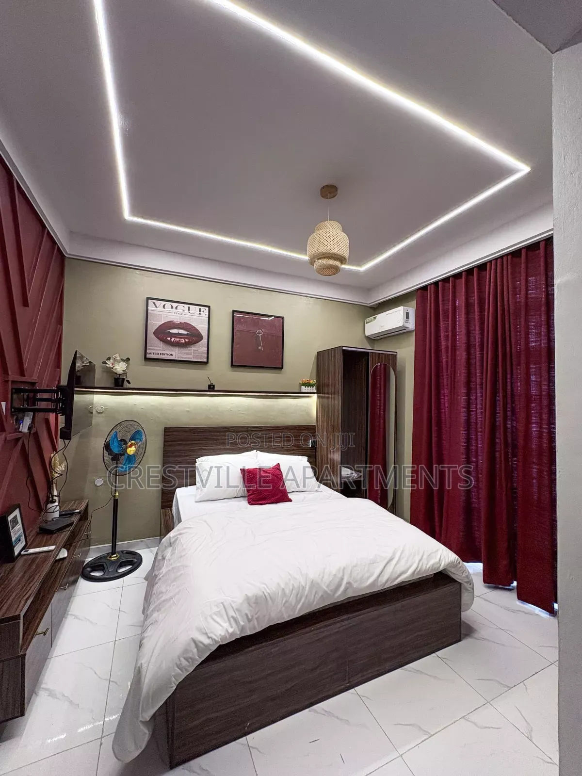 Studio Apartment in Surulere With Personal Balcony in Lawanson