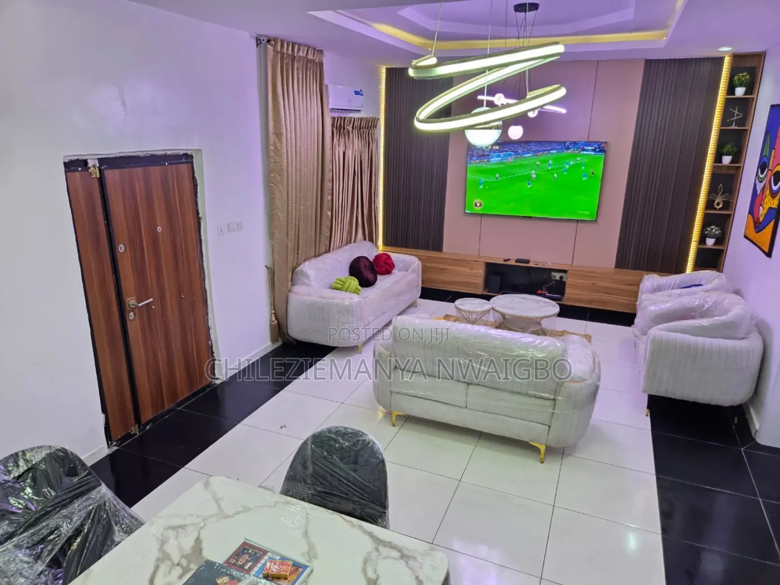 Elite 4br Terrace Lekki Shortlet: Luxury, Games 24/7 Power! in Ikota