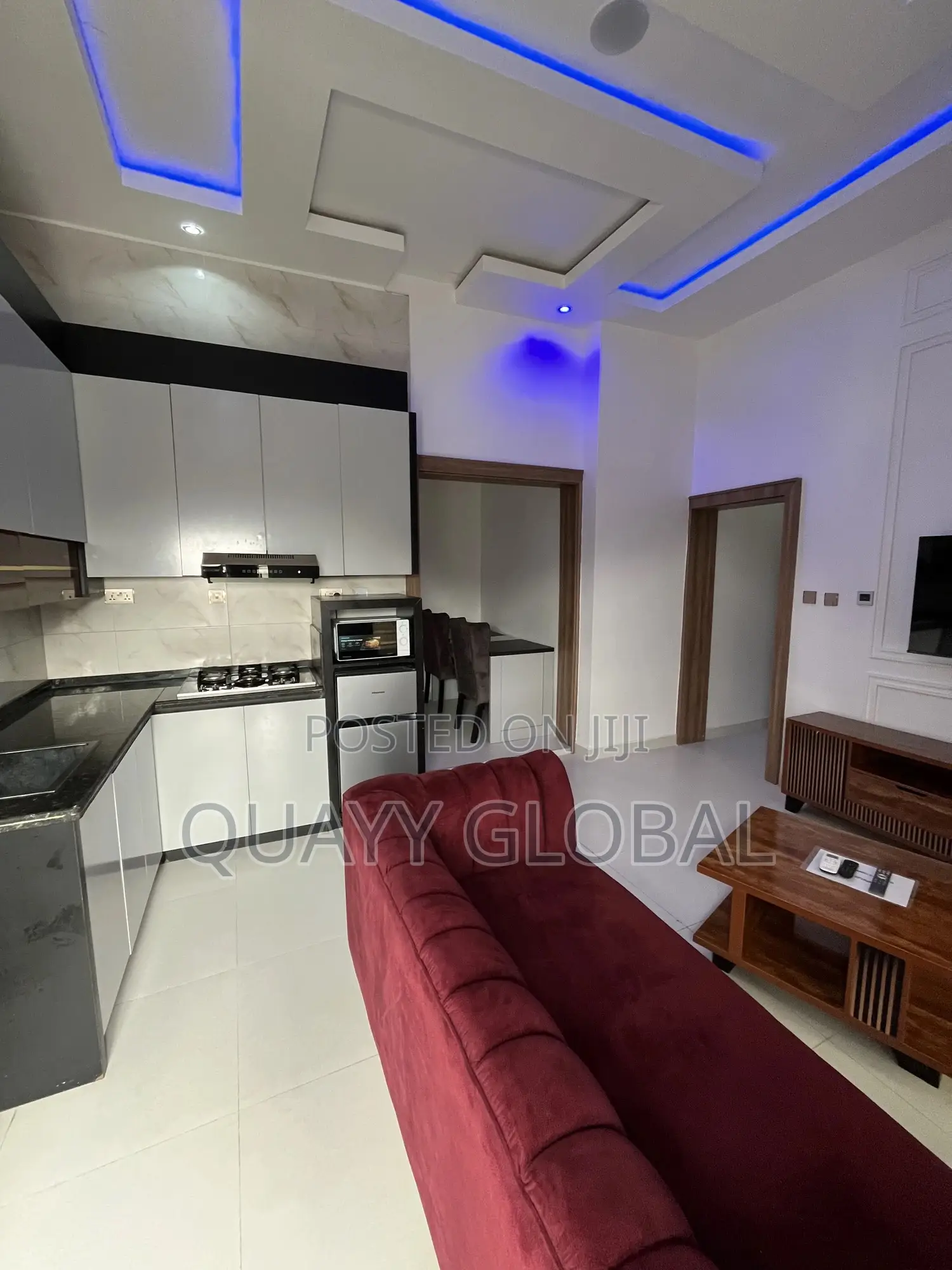 One Bedroom Apartment With 24/7 Wifi and Light in Dawaki