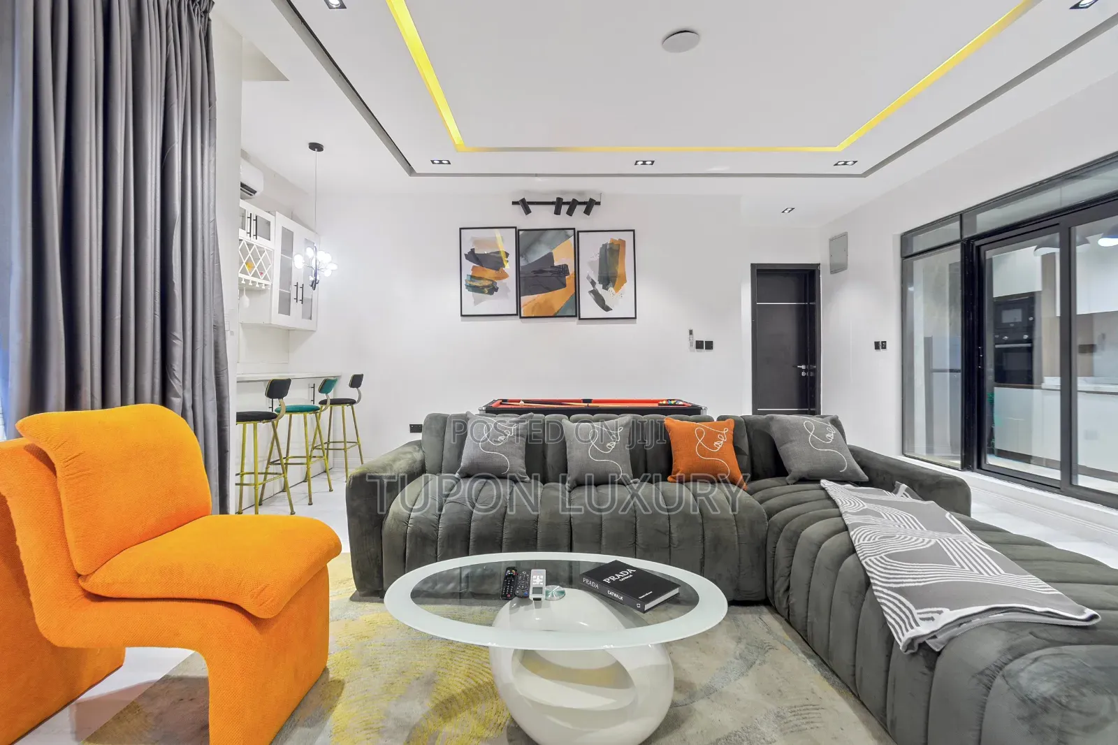 Cinematic 2bedroom Apartment With Pool,Gym,Snooker Board,Table Tennis in Ikate