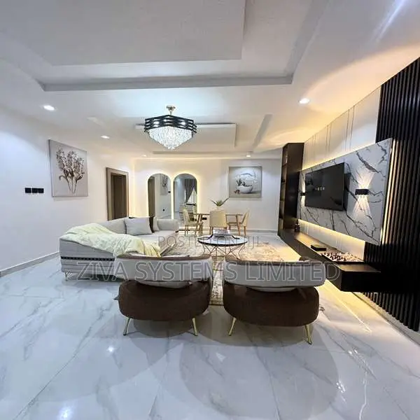 Luxury 3 Bedroom Apartment With Balconies, and Air Hockey in Katampe Extension