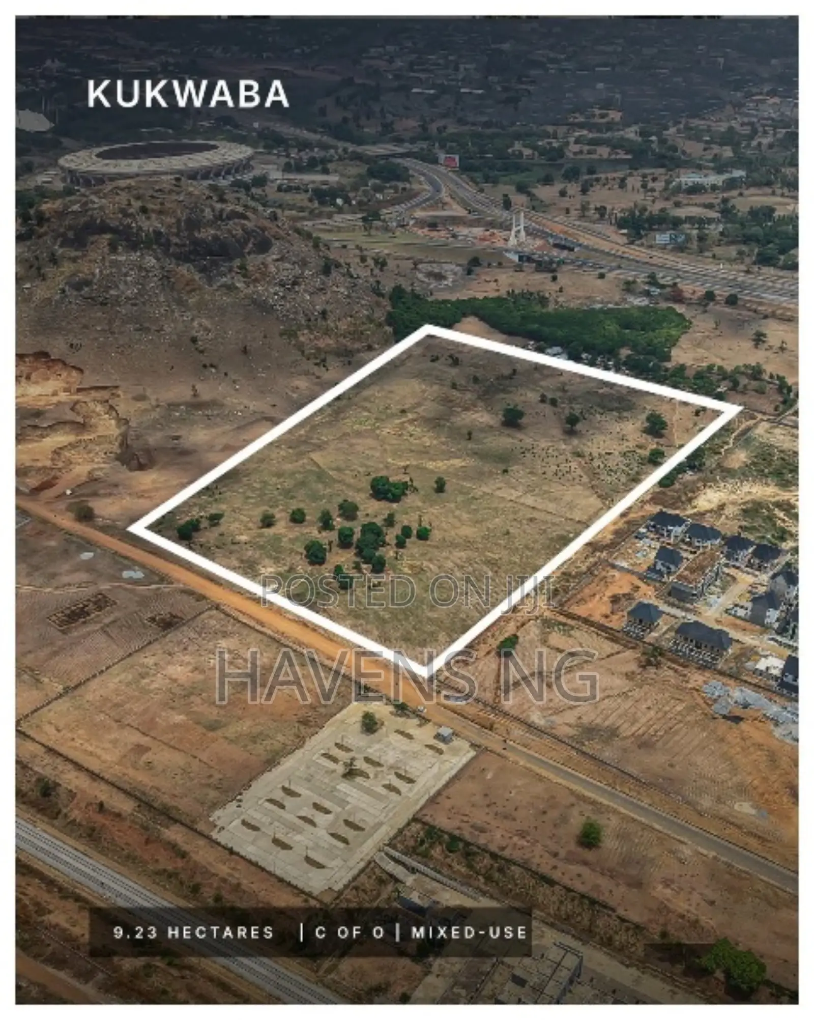9.23 Hectares in Kubwa