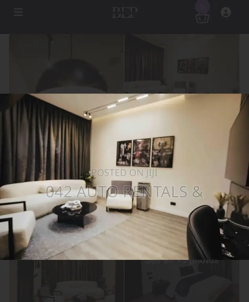 1 Bedroom Smart Apartment in Wuye With 24/7 Bedroom A.C Alexa in Wuye