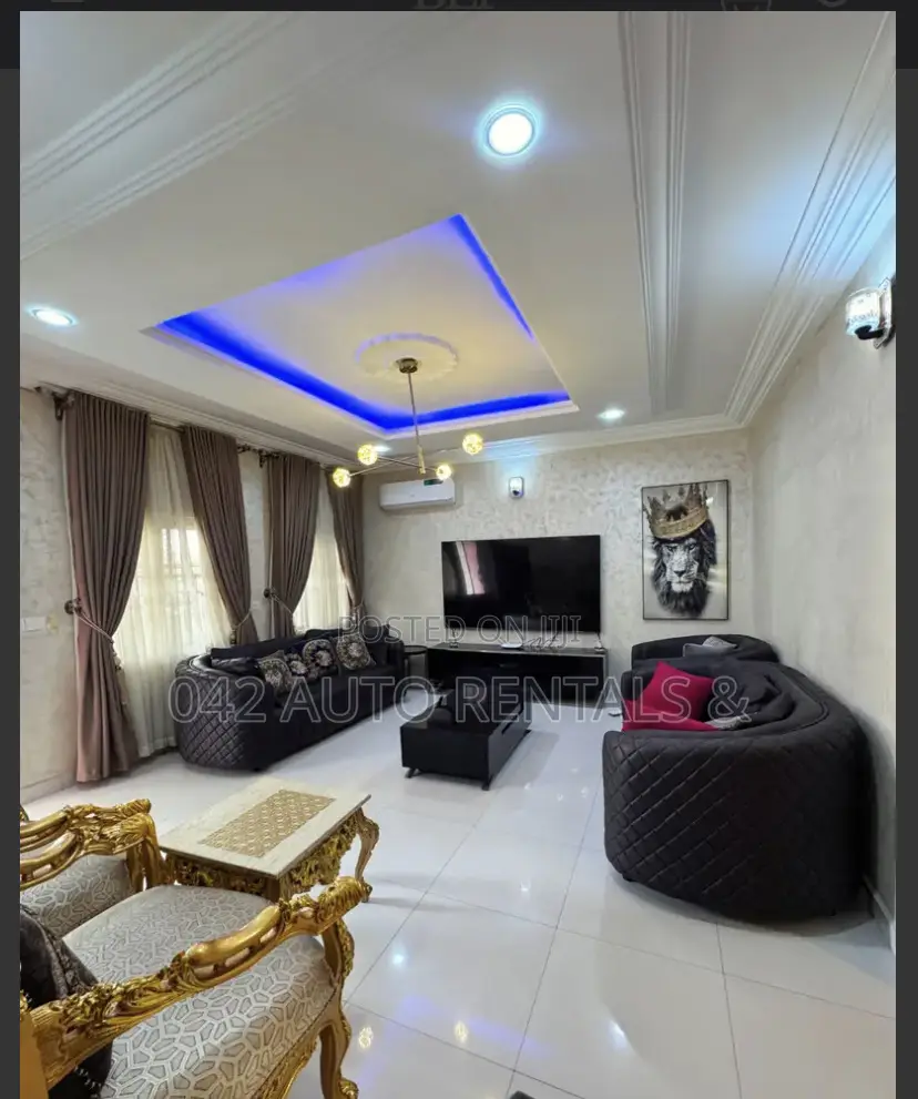 2 Bedroom Apartment With 24/7 A.C in Wuse 2 Around Furniture House in Wuse 2