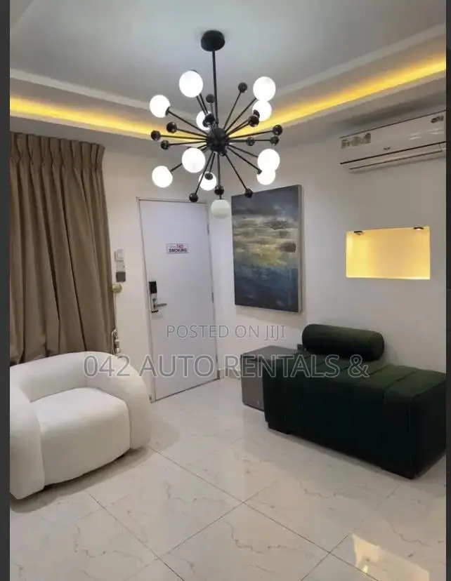 1 Bedroom Apartment in Wuye With 24/7 A.C, Lounge Bar in Wuye