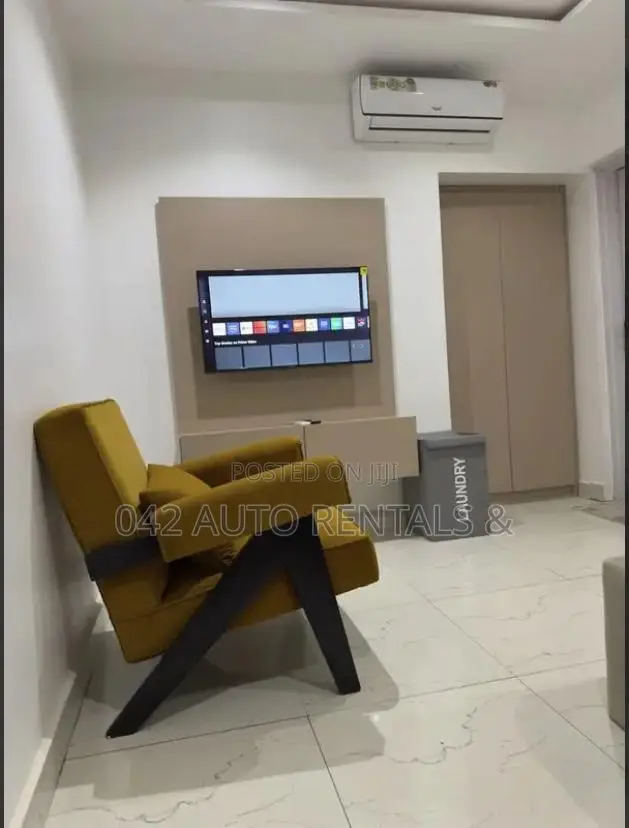 1 Bedroom Apartment in Wuye With 24/7 A.C, Lounge Bar in Wuye