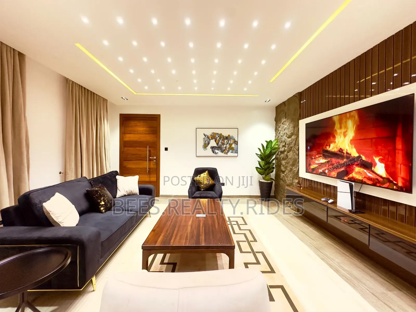 Spacious 3 Bedroom Apartment With a Ps5 in Ikeja GRA