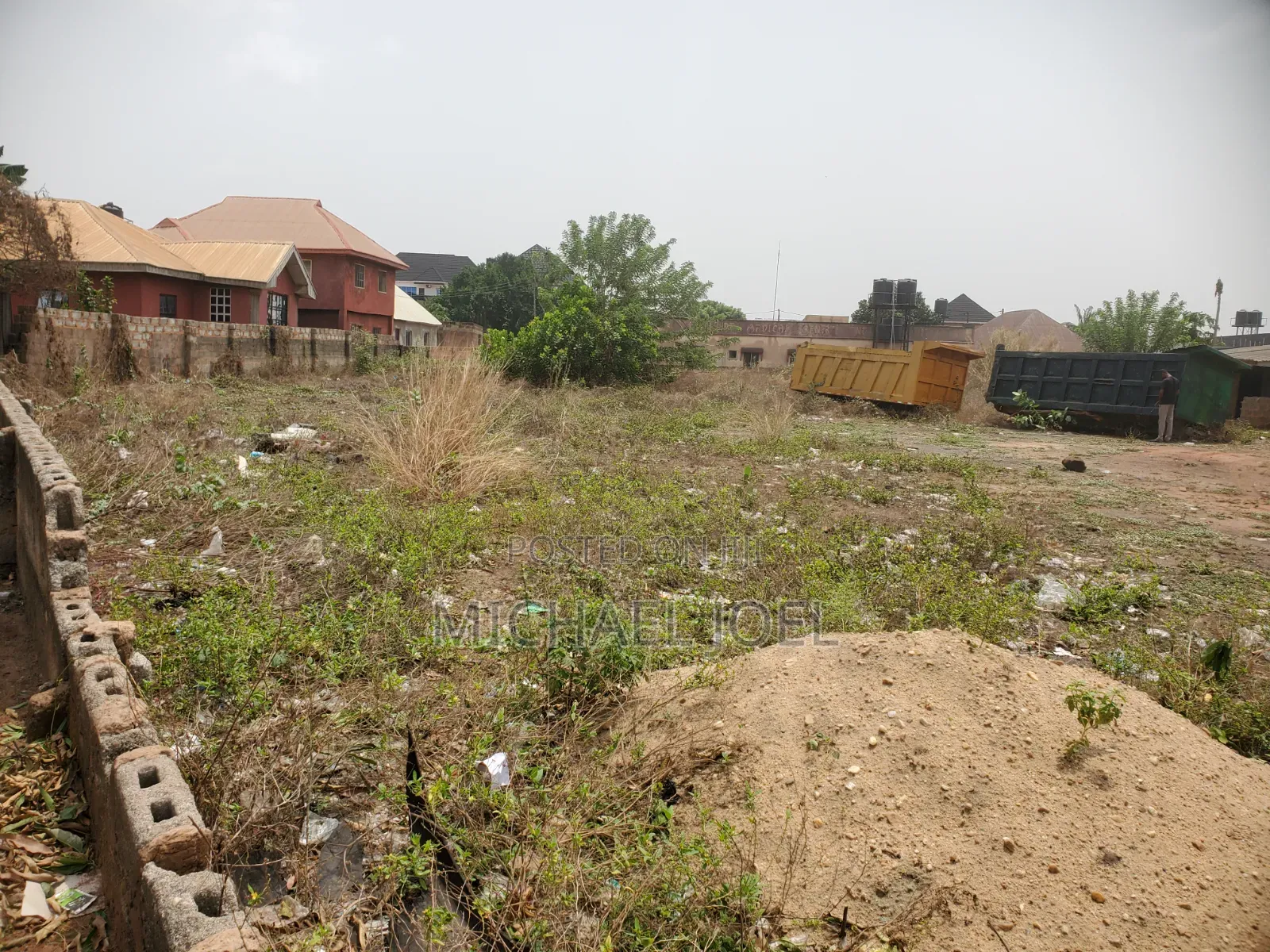 Fenced Commercial and Residential Property Measuring 100ft by 200ft in Auchi
