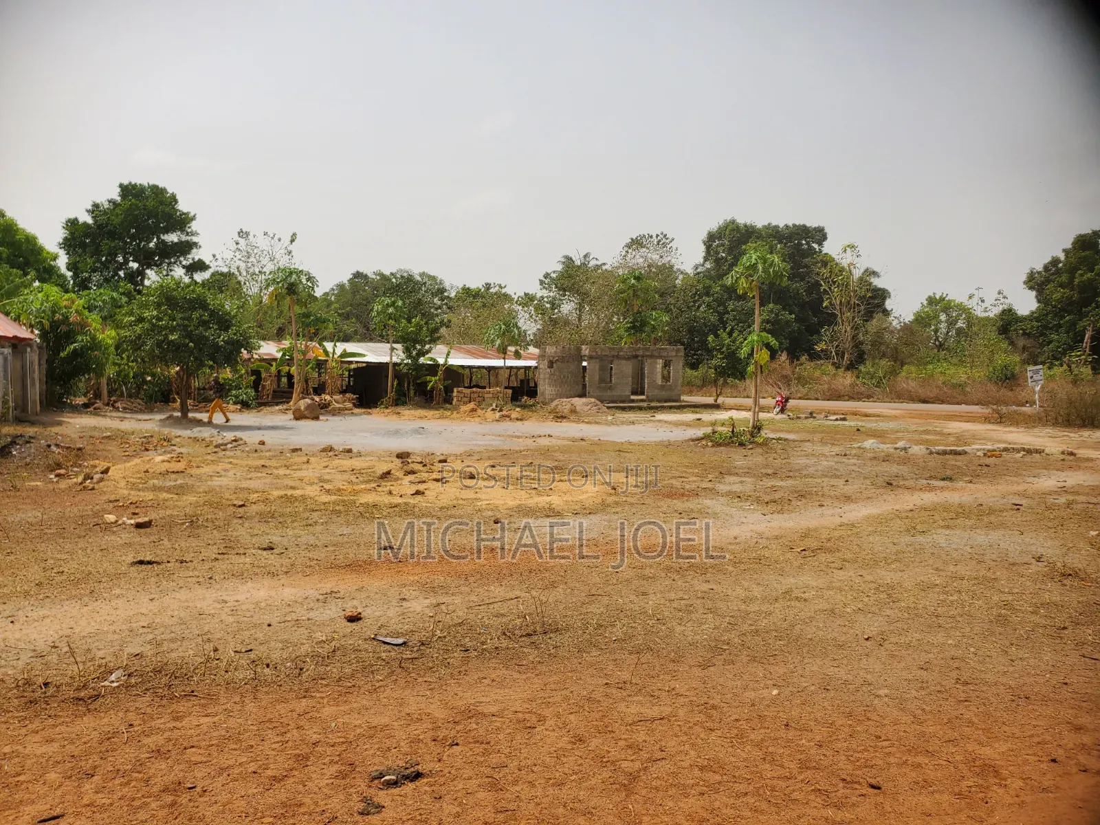 Fenced Commercial and Residential Property Measuring 100ft by 200ft in Auchi