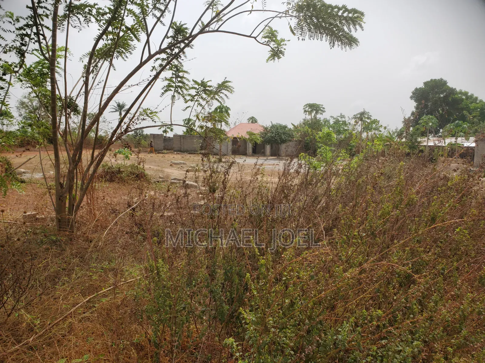Fenced Commercial and Residential Property Measuring 100ft by 200ft in Auchi