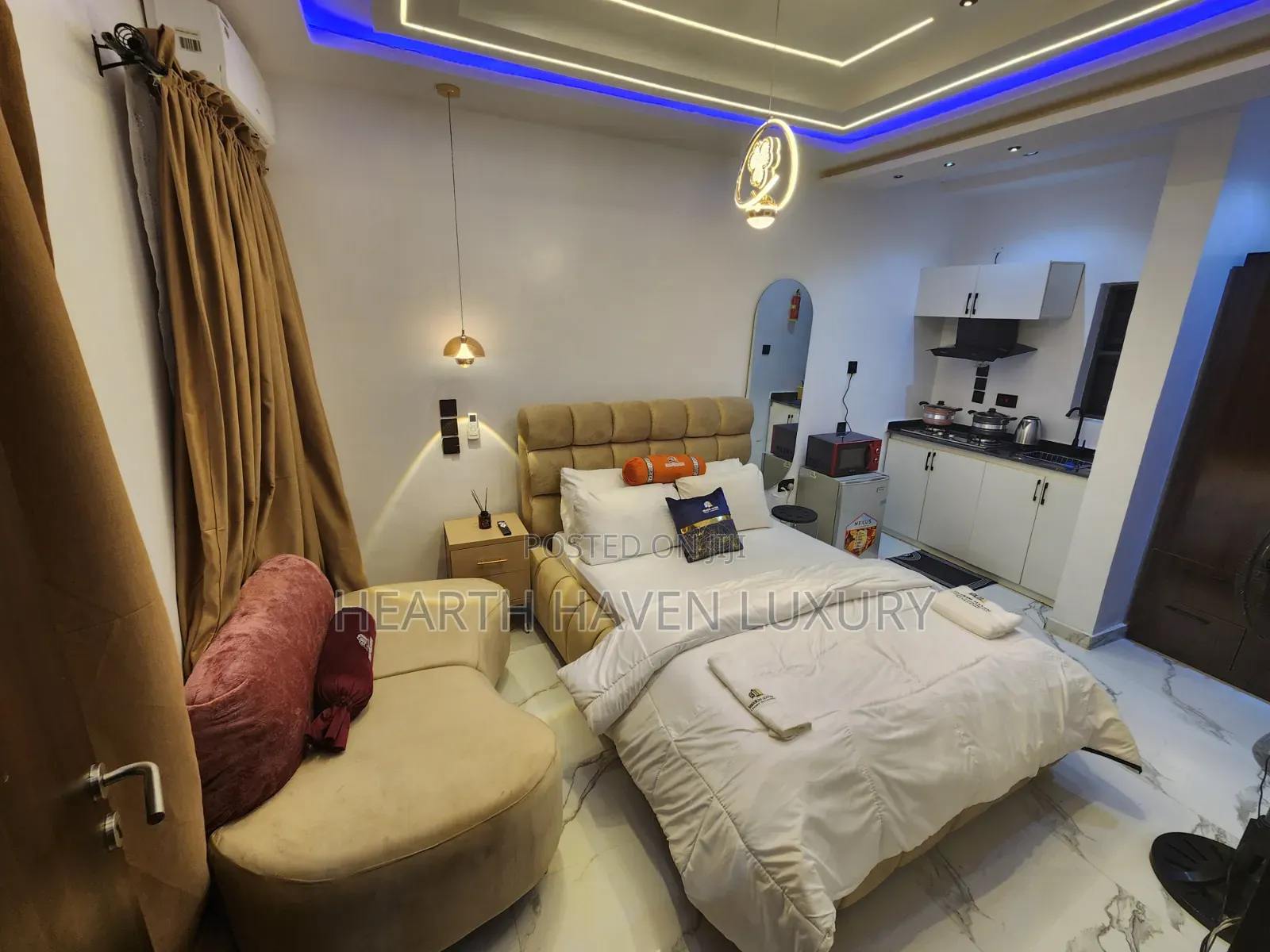 Studio Apartment at Hearth Haven Luxury Apartment in Akala Express