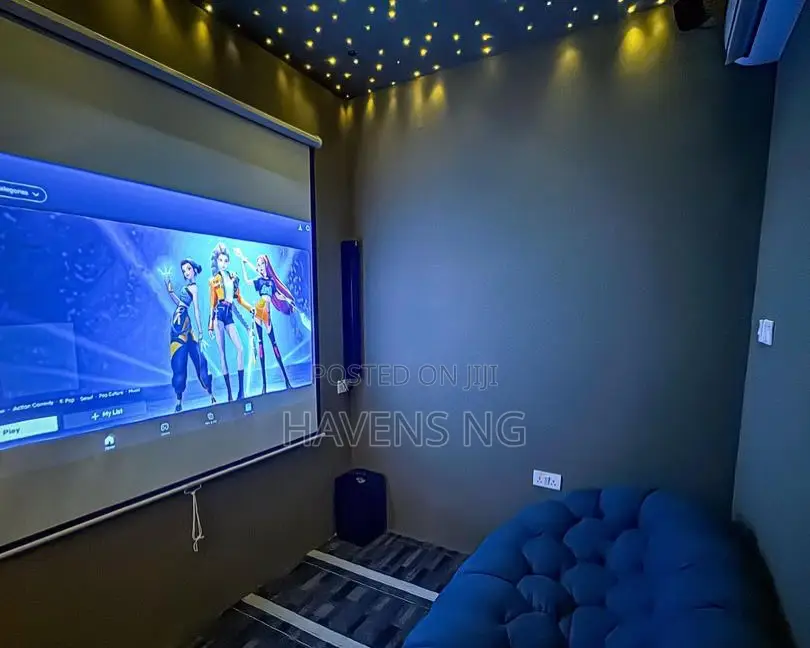 Brand New Luxury 3 Bedroom Terrace With Private Cinema, Ps5 Piano in Guzape District