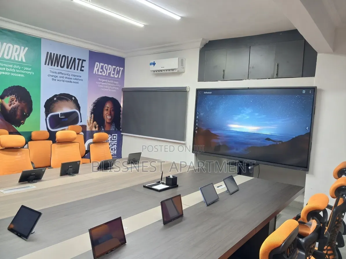 30 Capacity Board Room With Tabs and Smart Electonic Screen in Zone 6 / Wuse
