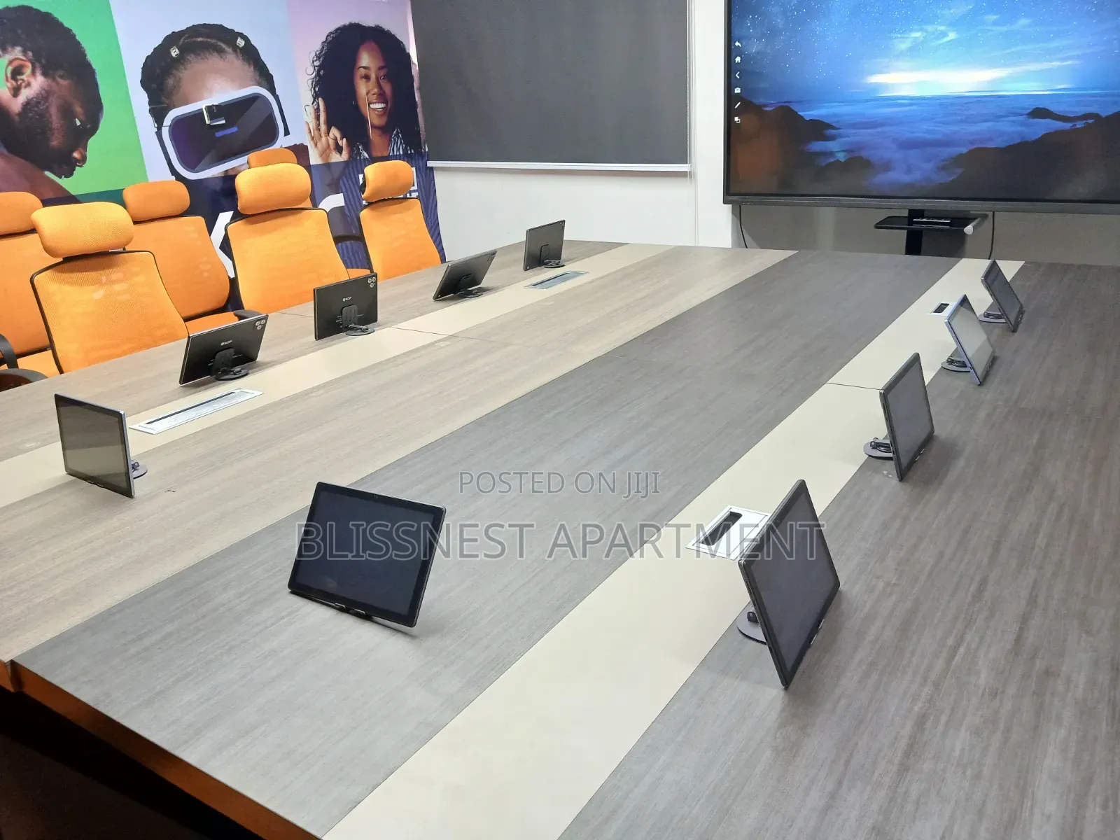 30 Capacity Board Room With Tabs and Smart Electonic Screen in Zone 6 / Wuse