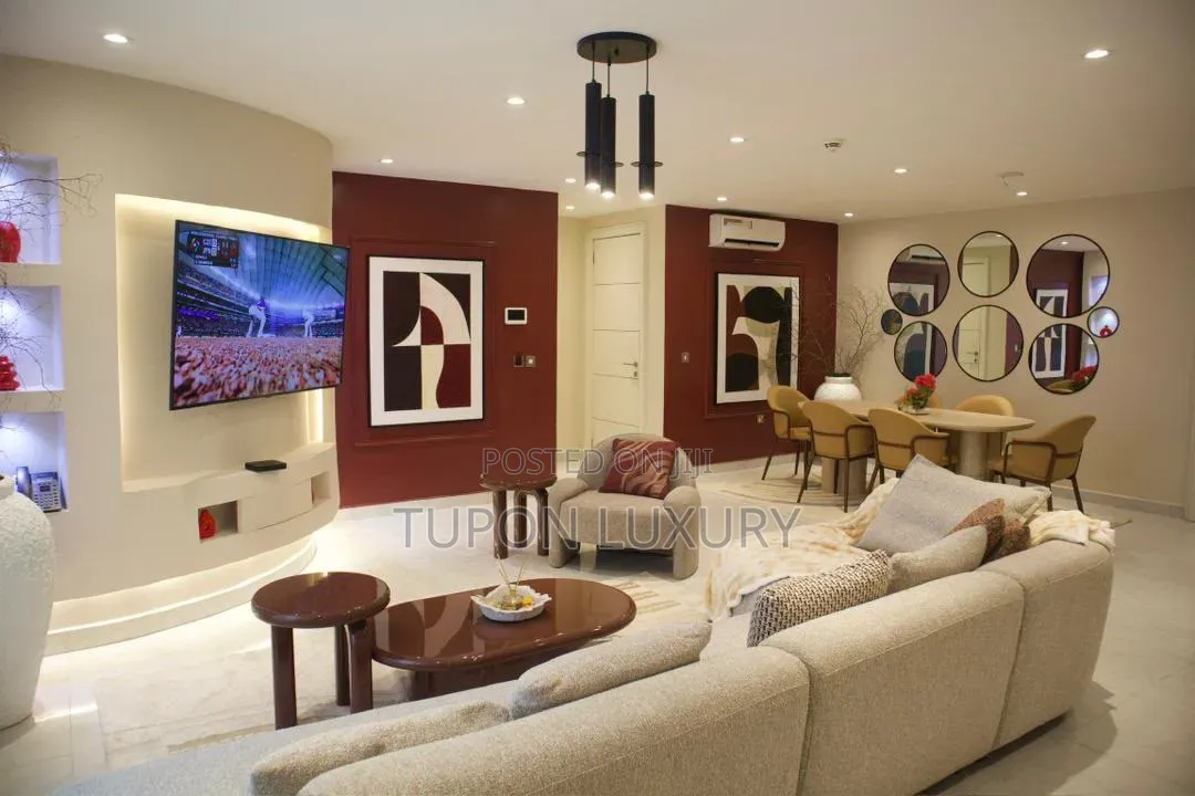 Luxury 3bed in Iconic Towers Vi, With POOL,GYM, PS5, LOUNGE. ETC in Victoria Island Extension