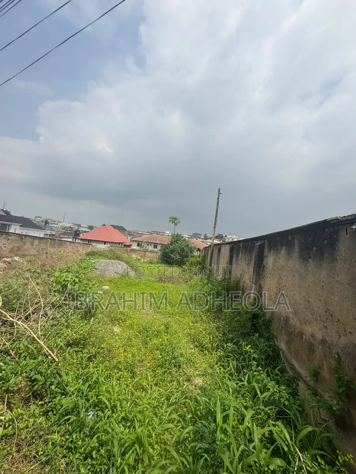 An Empty Land Measuring 565sqm, Fenced and Gated in a Secured And in Ifako-Ogba
