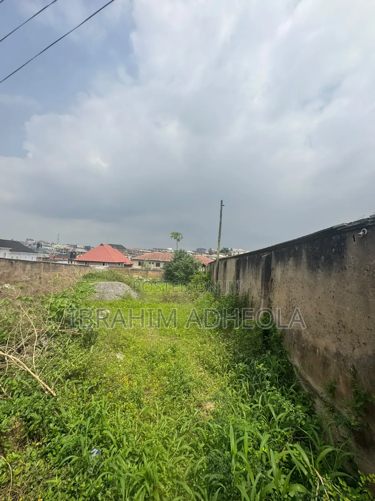An Empty Land Measuring 565sqm, Fenced and Gated in a Secured And in Ifako-Ogba