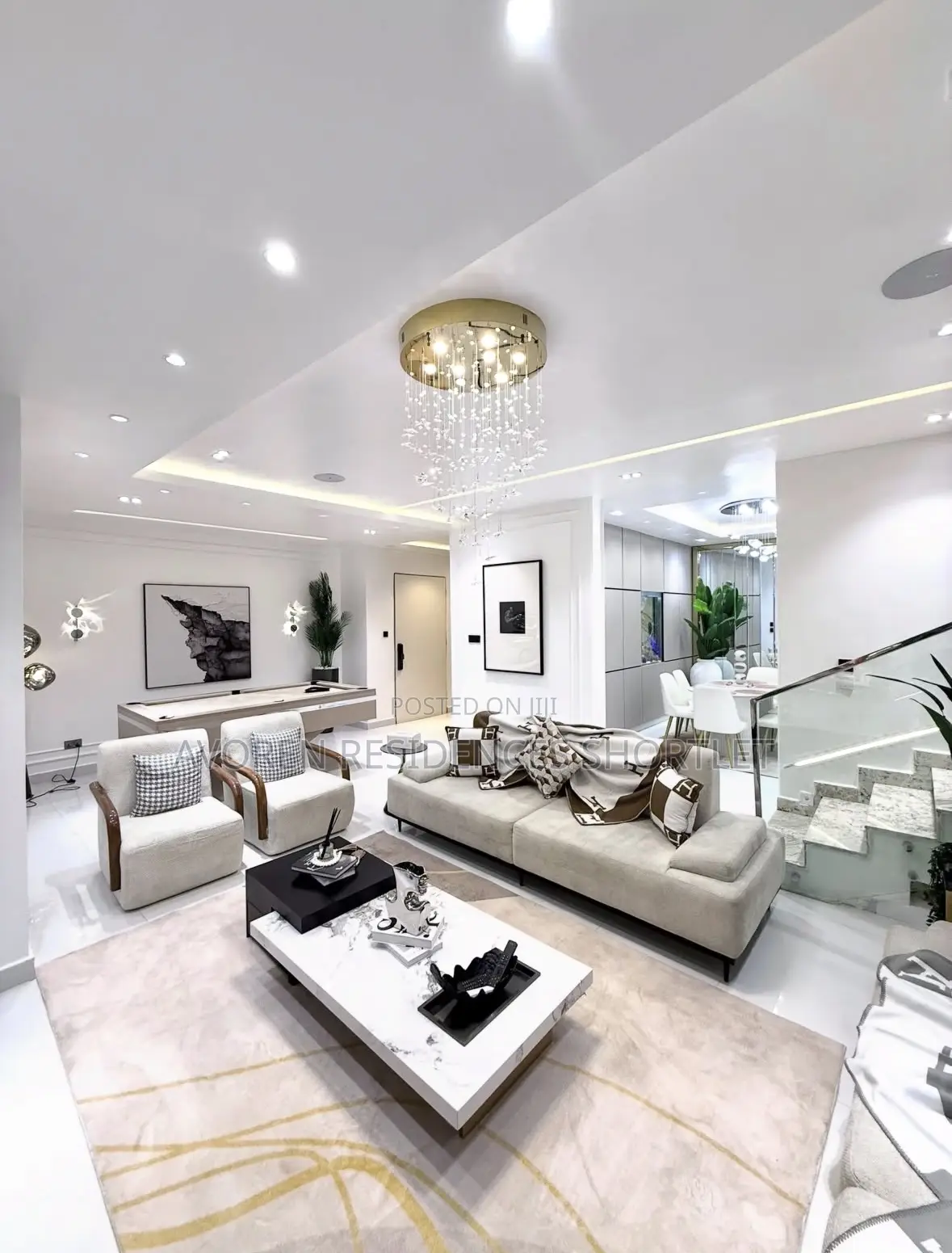 Luxurious 3 Bedroom Shortlet Apartment in Lekki Phase 1