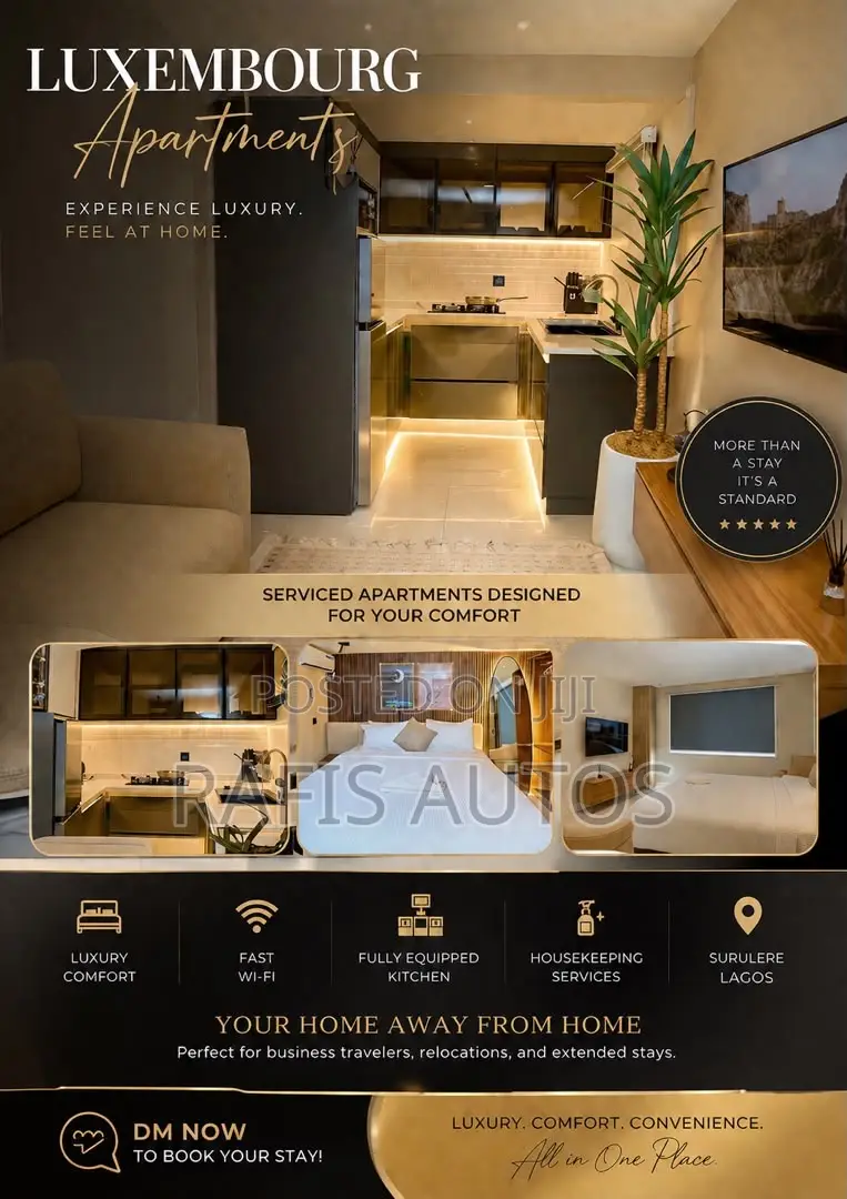 Luxembourg Executive Apartment in Ogunlana