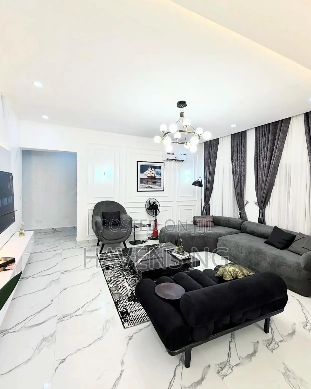 Beautiful 3-Bedroom Apartment for Short Let in Jahi
