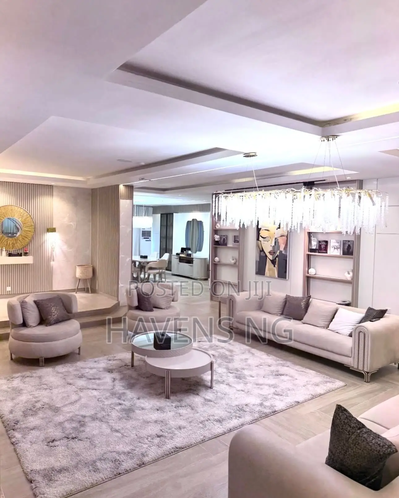 Luxury 4-Bedroom Apartment for Short Let in Guzape District