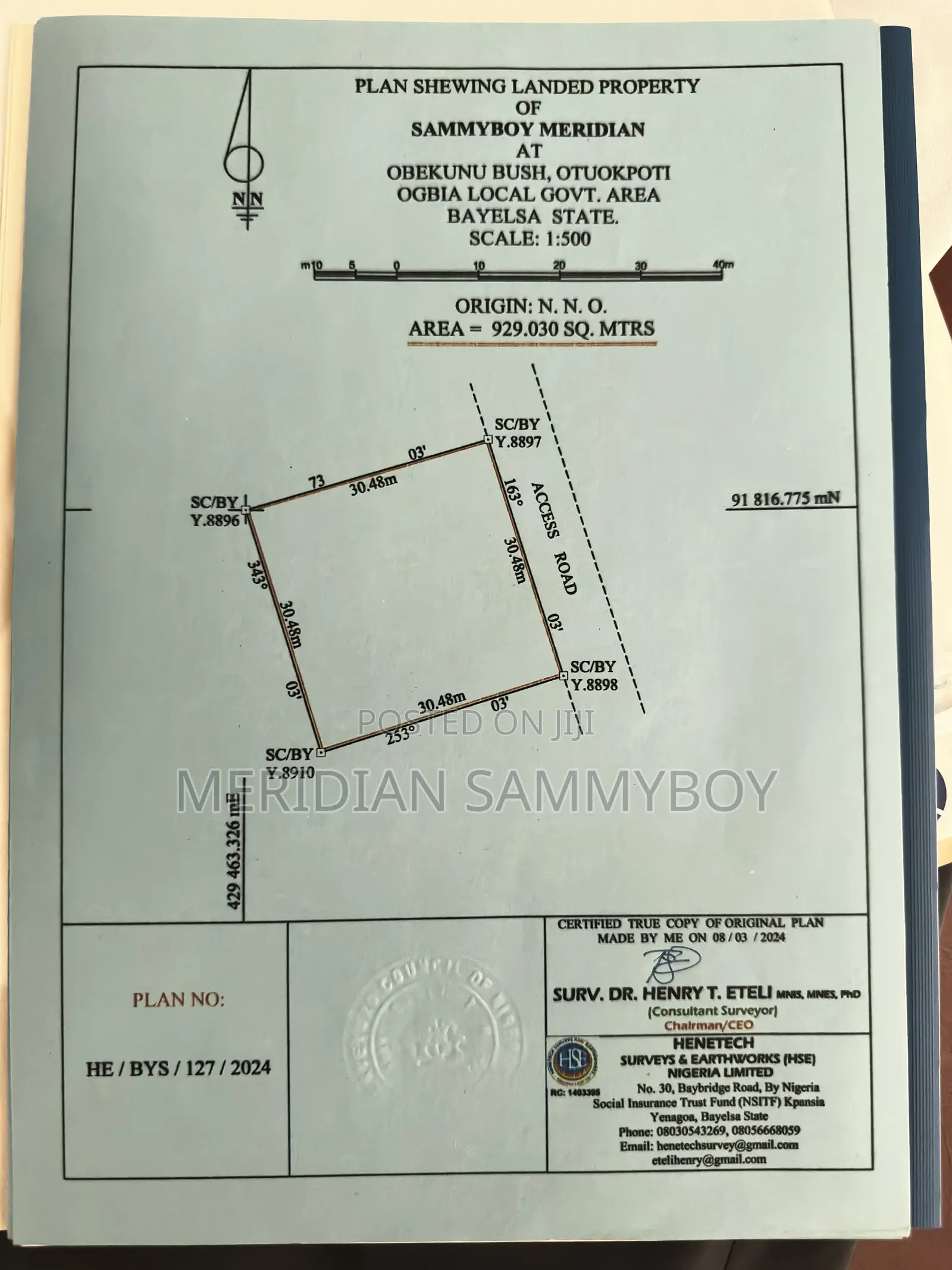 Prime Max Gardens Plots – All Fees Paid! in Yenagoa