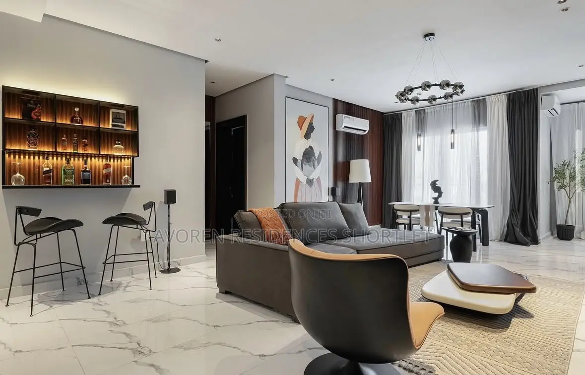 New Luxurious 2 Bedroom Apartment Shortlet in Lekki in Lekki Phase 1