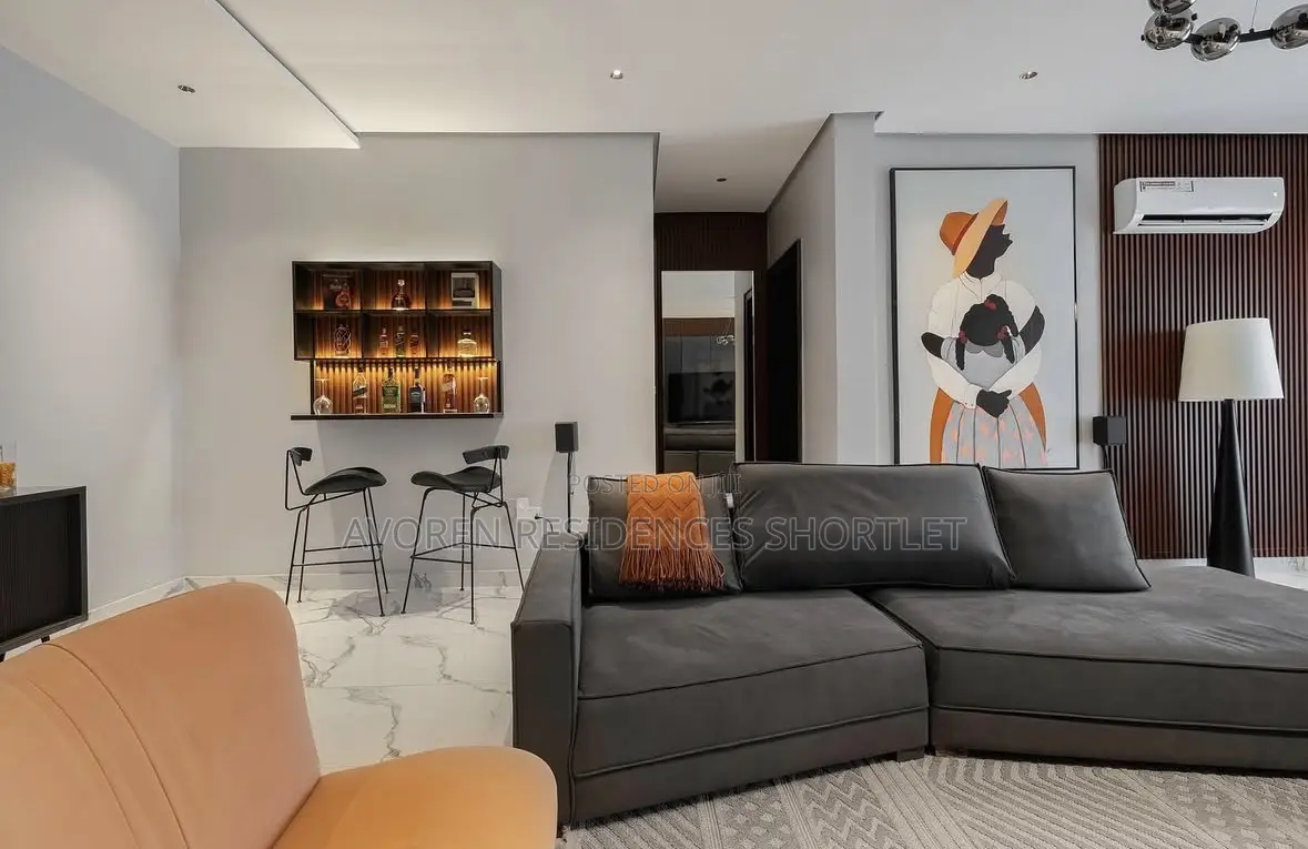 New Luxurious 2 Bedroom Apartment Shortlet in Lekki in Lekki Phase 1