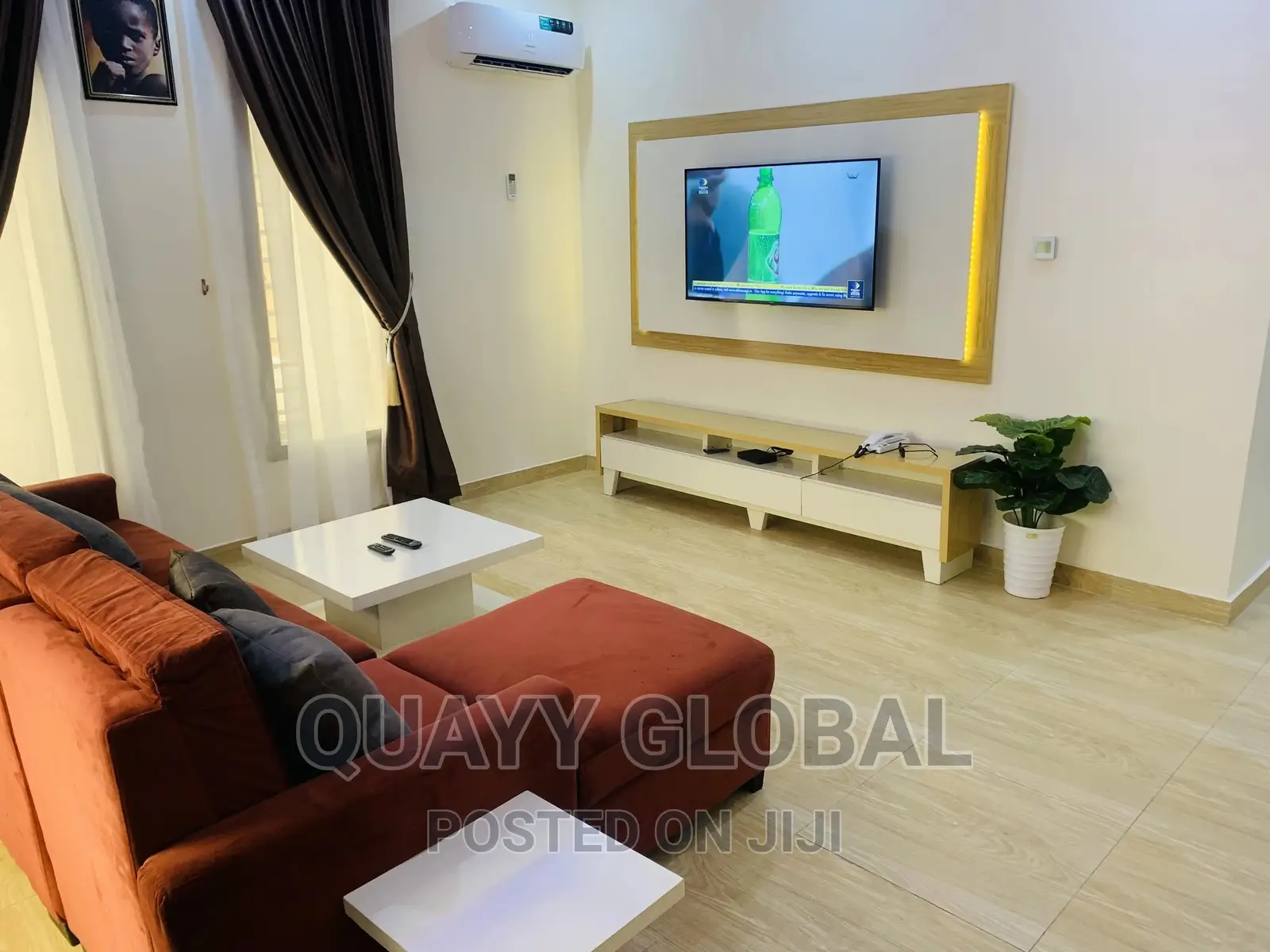 Luxurious One Bedroom Apartment With 24/7 Light and Wi-Fi in Dawaki